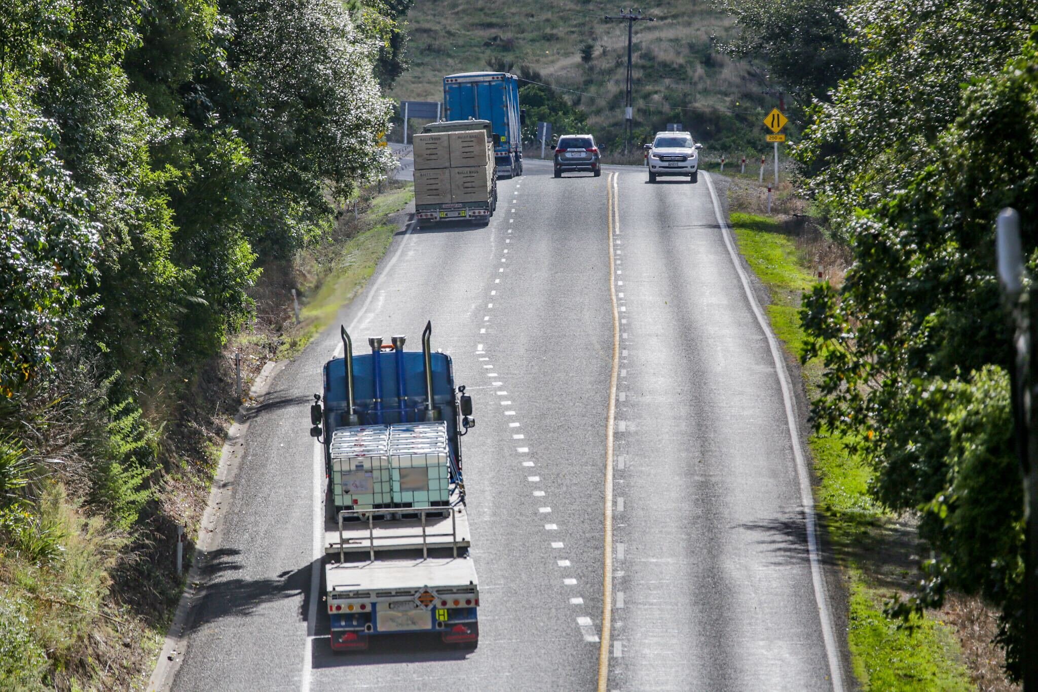 The highway could go back to 100km/h between Te Pohue and Glengarry, Hawke's Bay Regional Council's proposed new transport plan says. Photo / Warren Buckland