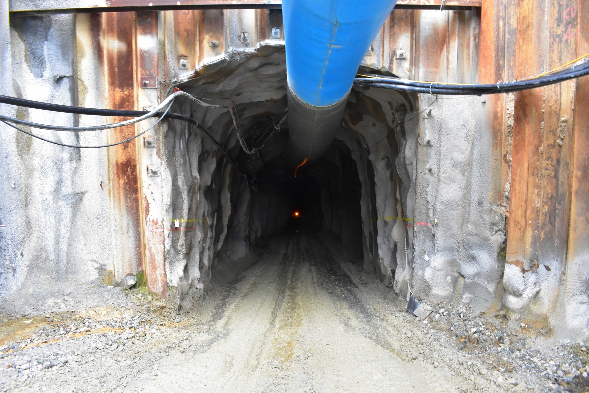 The main portal at Endura Mining's Snowy River Project near Reefton. Photo / Kate MacNamara