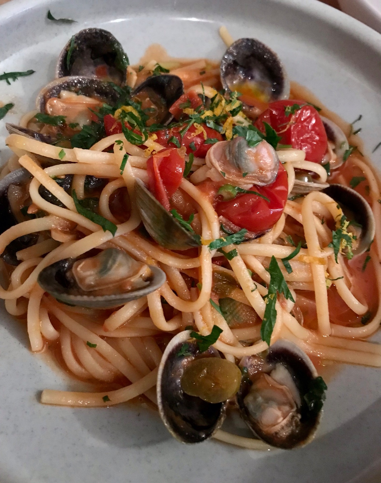 Linguine alle vongole from the menu at Coco's Cantina on Karangahape Rd. Photo/Kim Knight