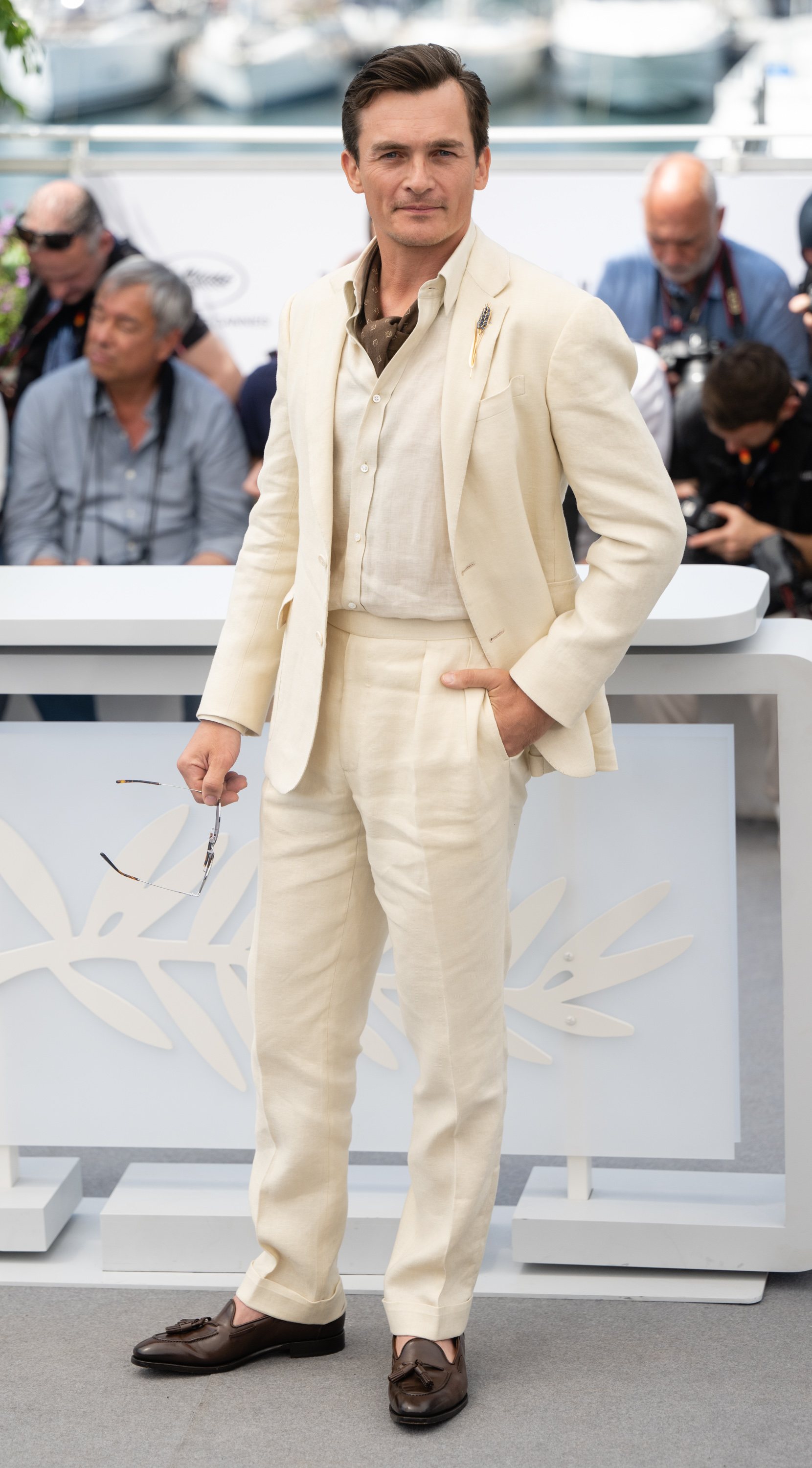Rupert Friend attends the 'Asteroid City' photocall in Cannes, France. Photo / Getty Images