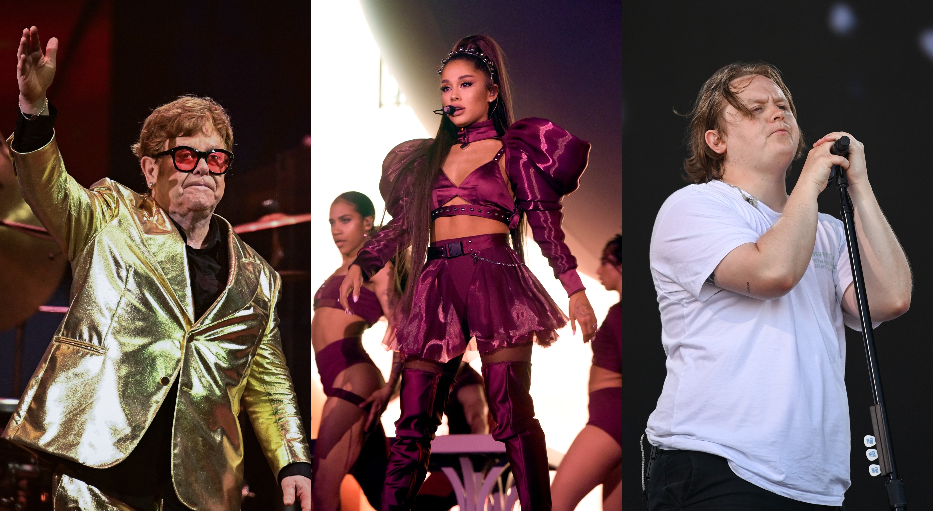 From Elton John to Ariana Grande and Lewis Capaldi - here are 7 stars who have cancelled shows. Photo / Getty Images