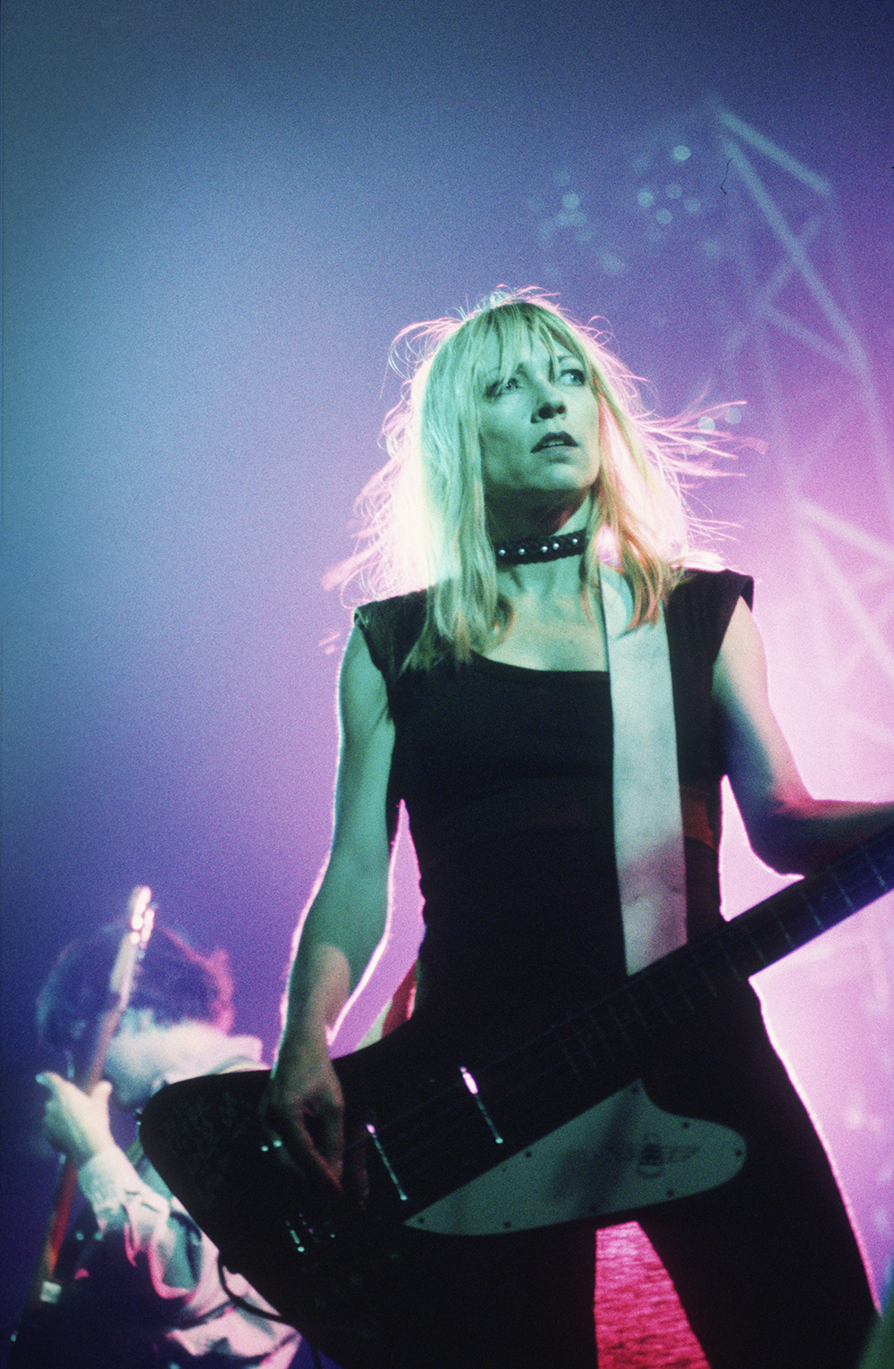 Kim Gordon performs in Sonic Youth in Belgium, 1992. Photo / Getty Images