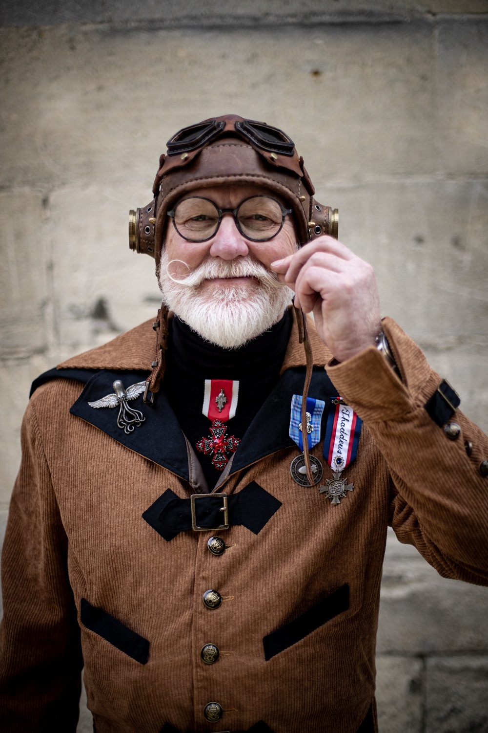 Eddie King attends the Steampunk Festival 2024 in Oamaru. Photo / Dean Purcell