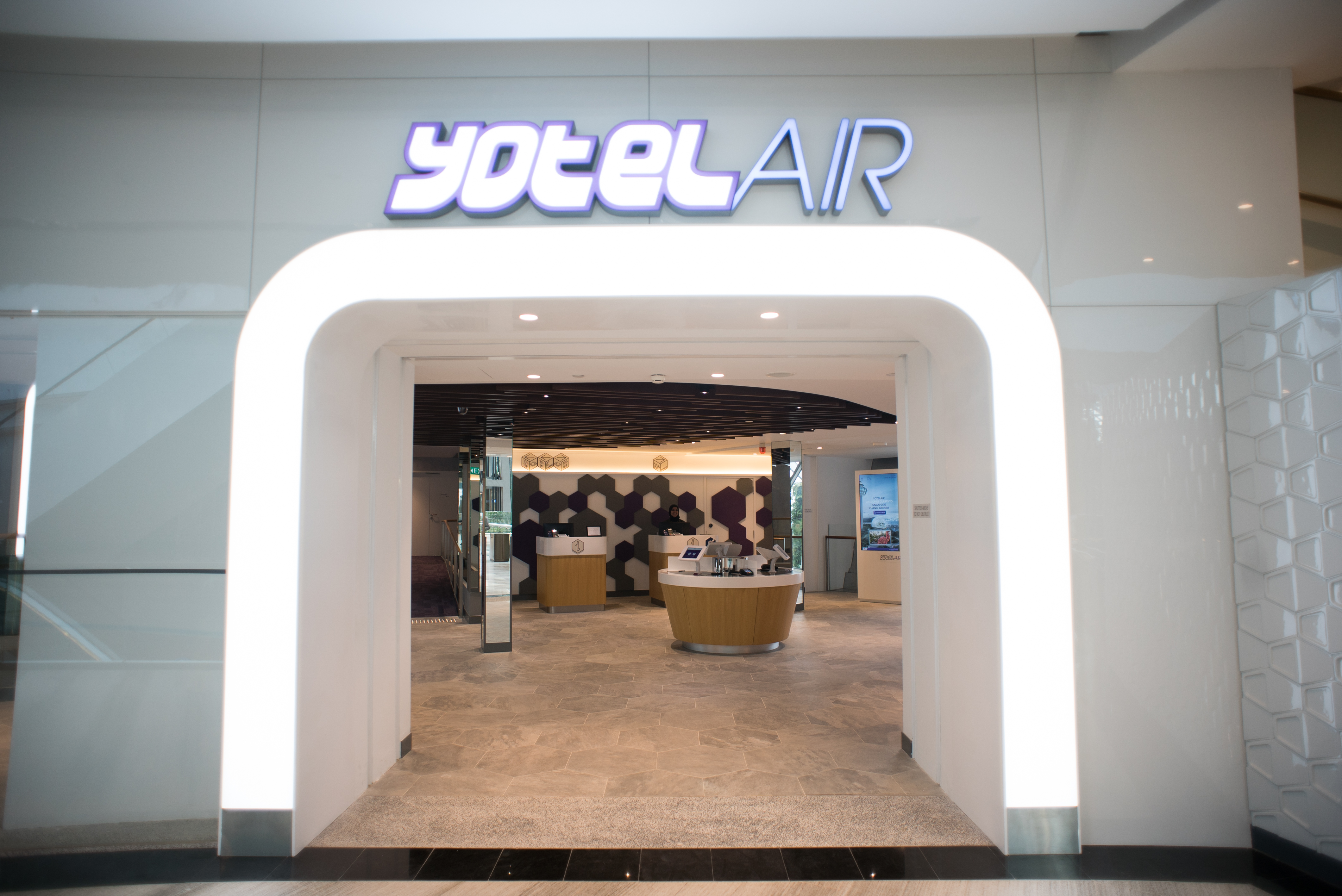 Yotelair at Changi’s Terminal 1 is an affordable capsule hotel where rooms can be booked by the hour. Photo / Supplied