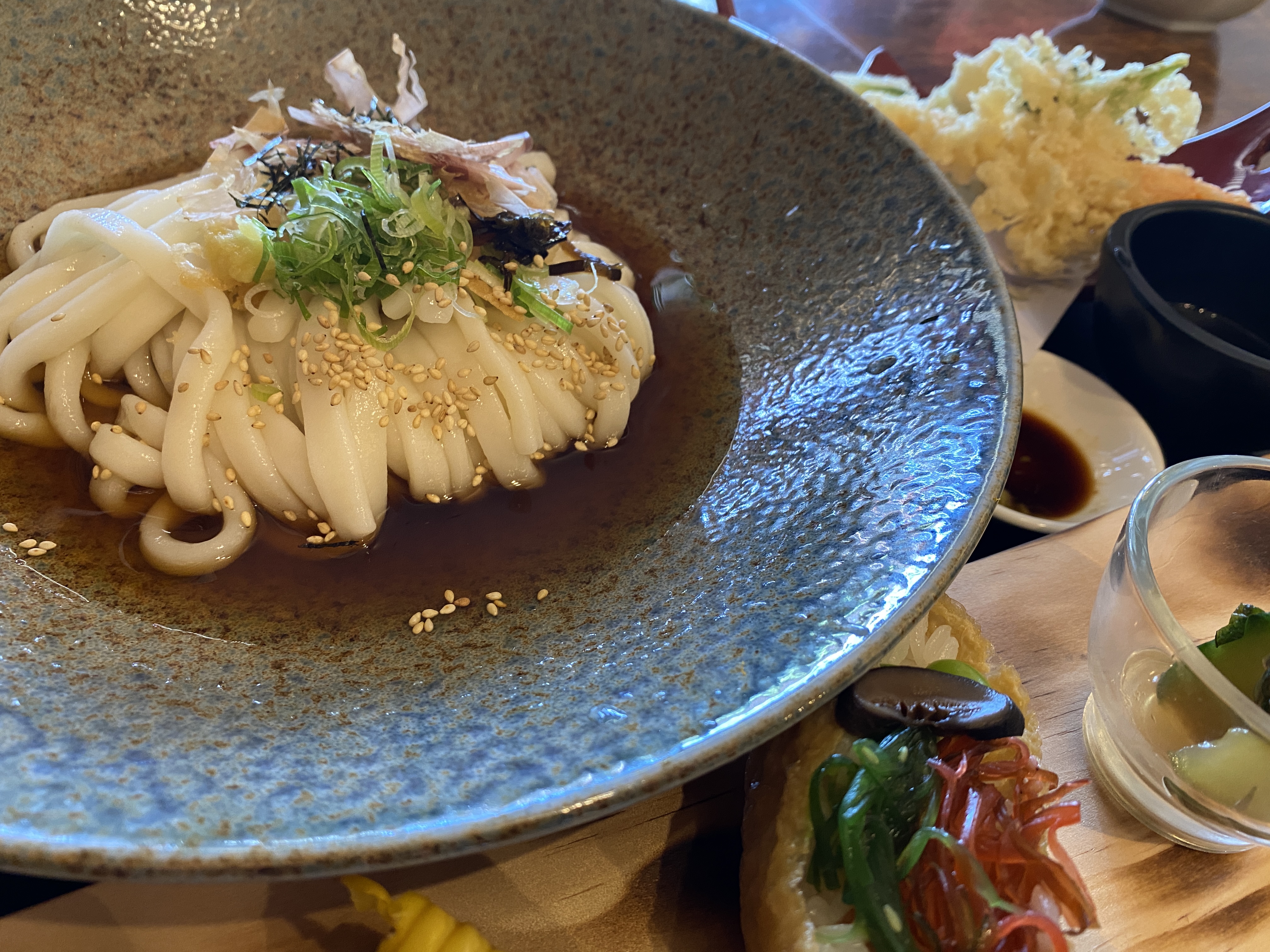 Summery noodles at Udon Works, Balmoral.