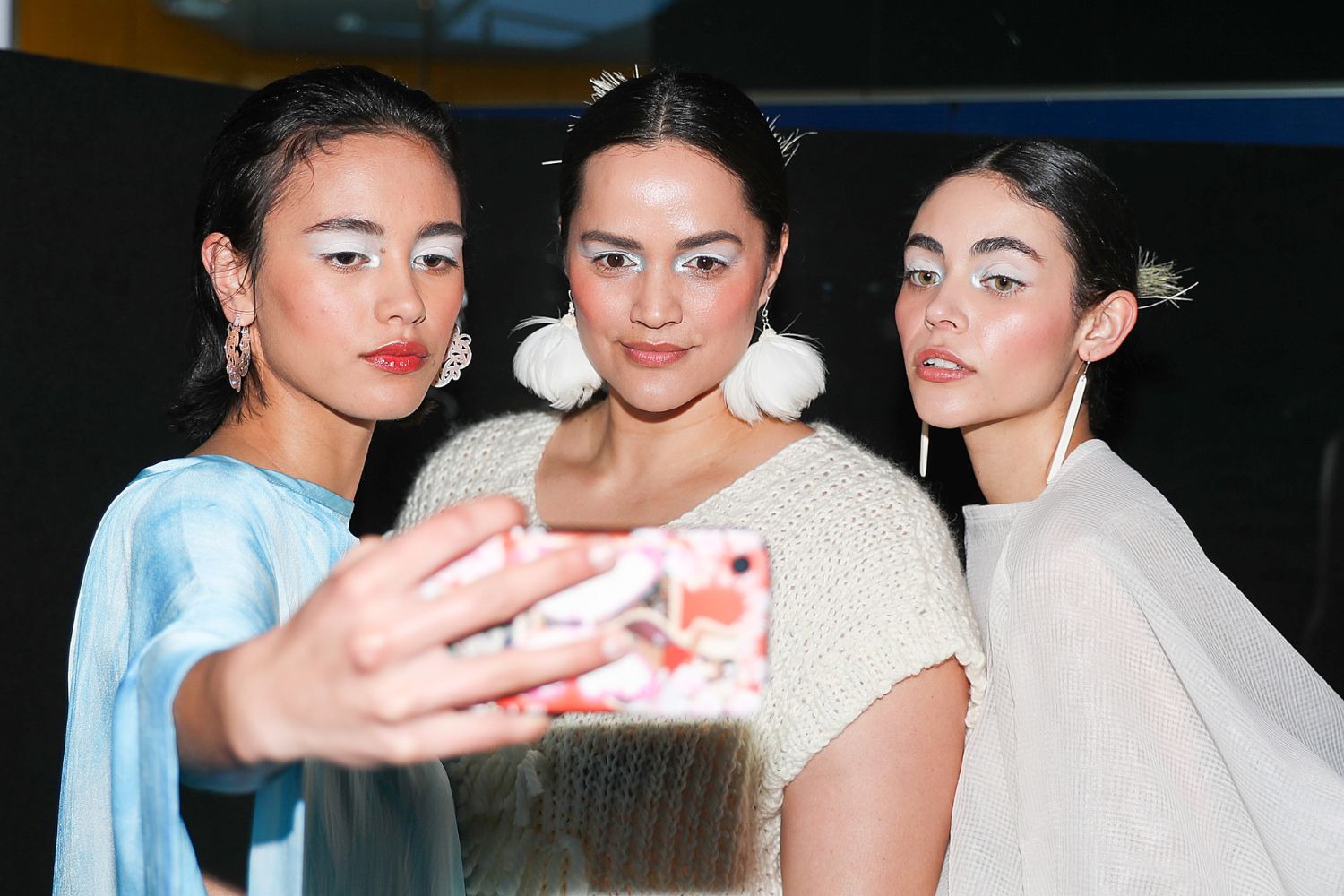 Time for a quick selfie backstage at Kaistor St. Photo / Getty Images