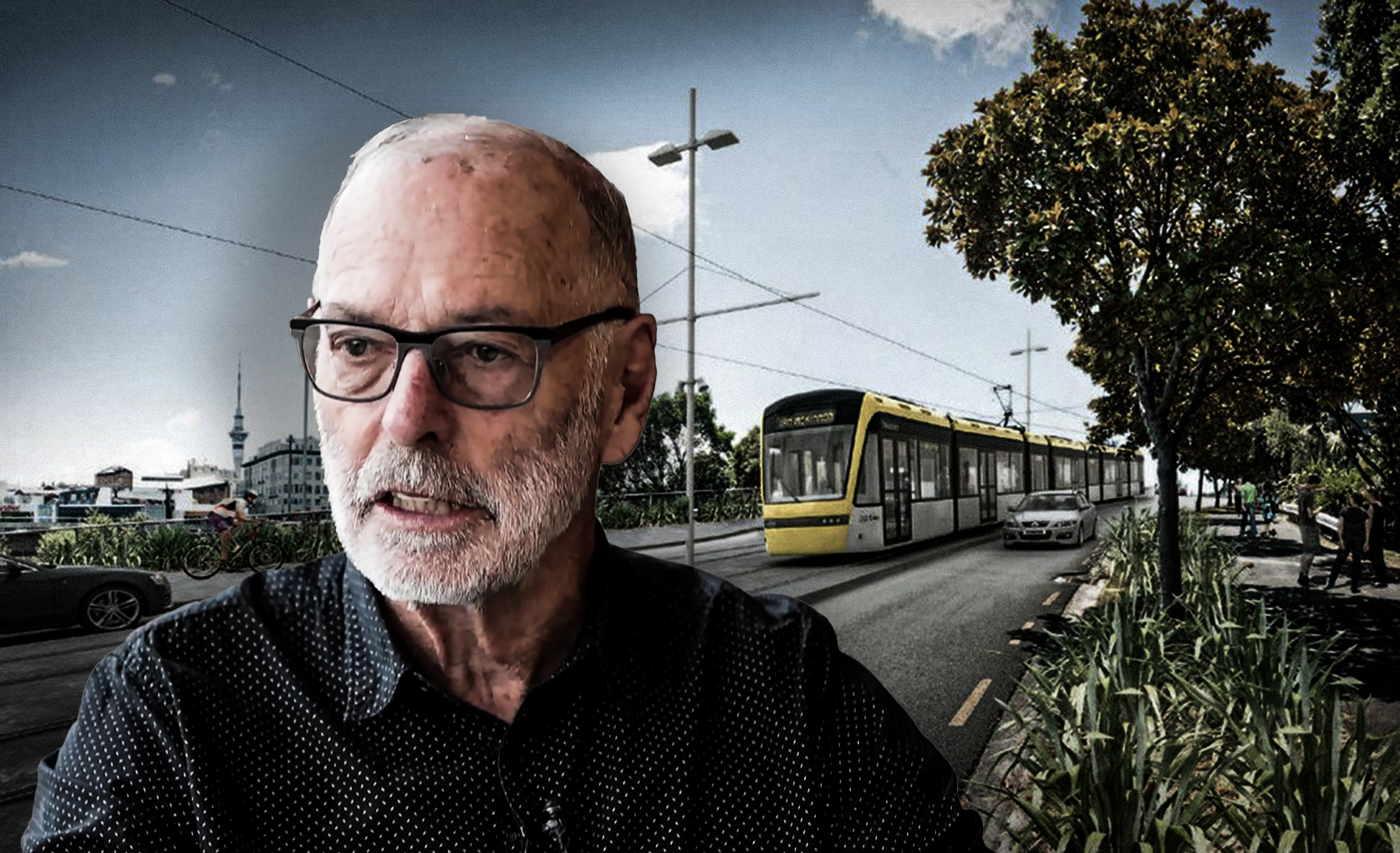 Mayor Wayne Brown has accused the last Government of wasting tens of millions of dollars on light rail and harbour tunnels,