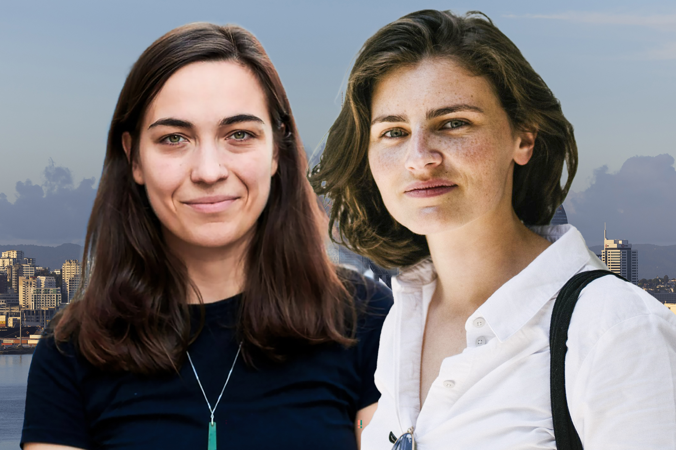 Nadine Walker and Chloe Swarbrick. Photo / Brett Phibbs
