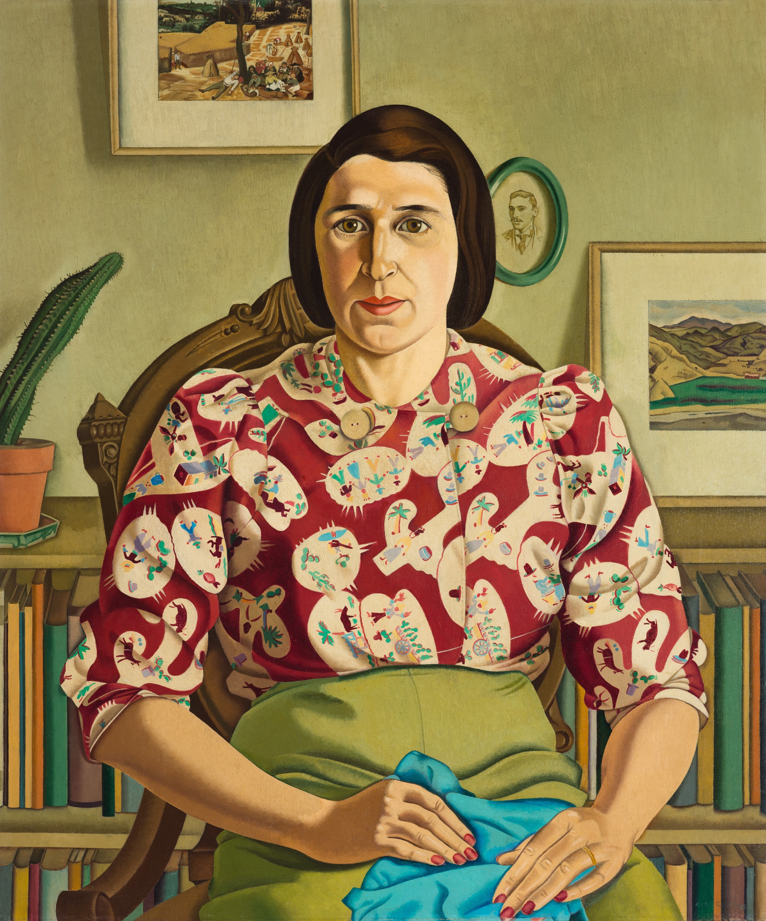 Portrait of Betty Curnow by Rita Angus (1942) is among the 80 works on show at the major new Auckland Art Gallery exhibition Modern Women: Flight of Time. 