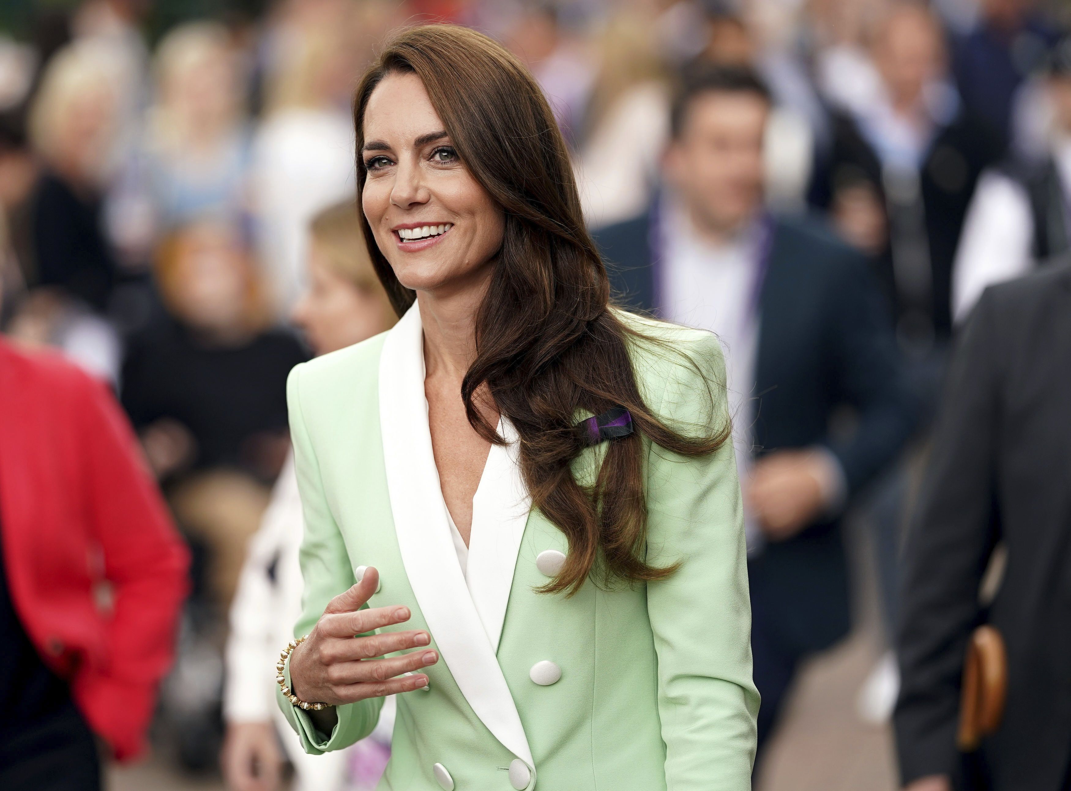 Princess Kate underwent 'planned abdominal surgery' last month. Photo / AP