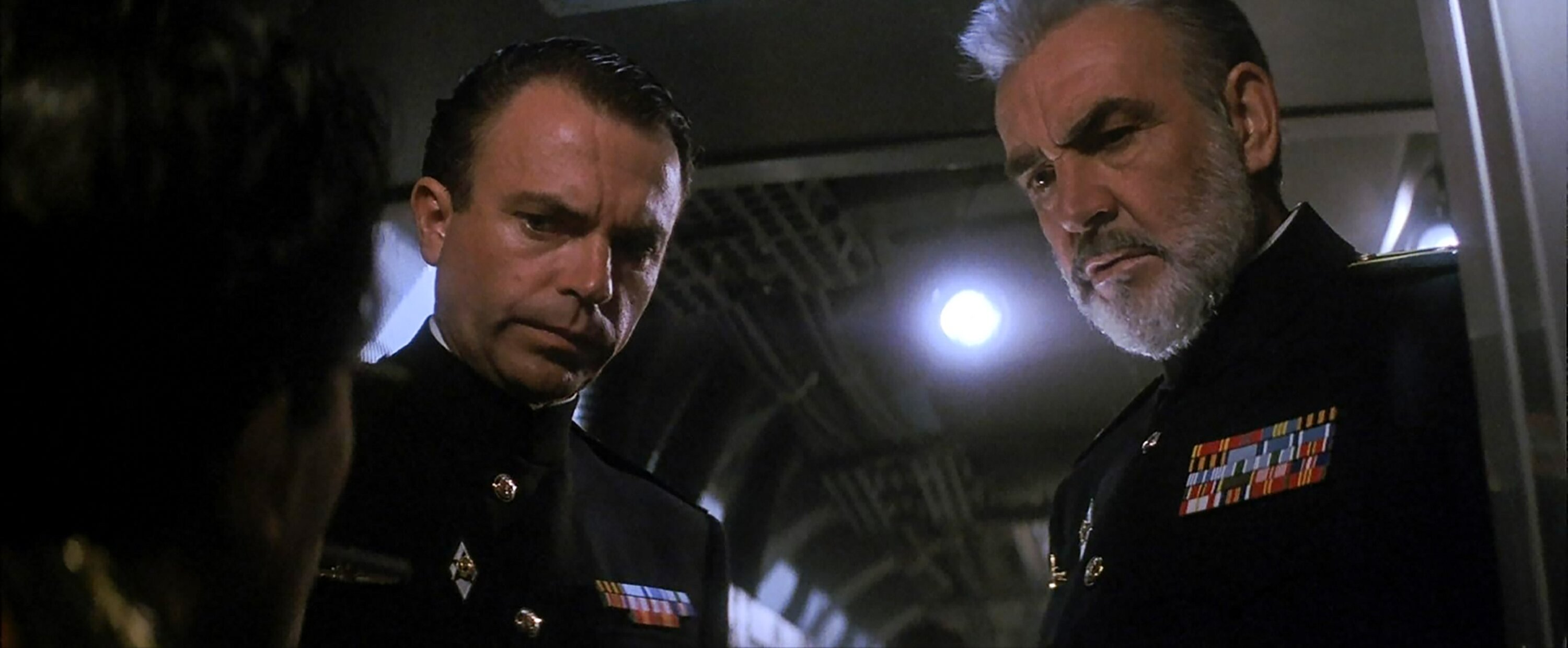 Neill plays Sean Connery's sidekick in The Hunt for Red October, a spy thriller about a rogue Russian submarine captain.