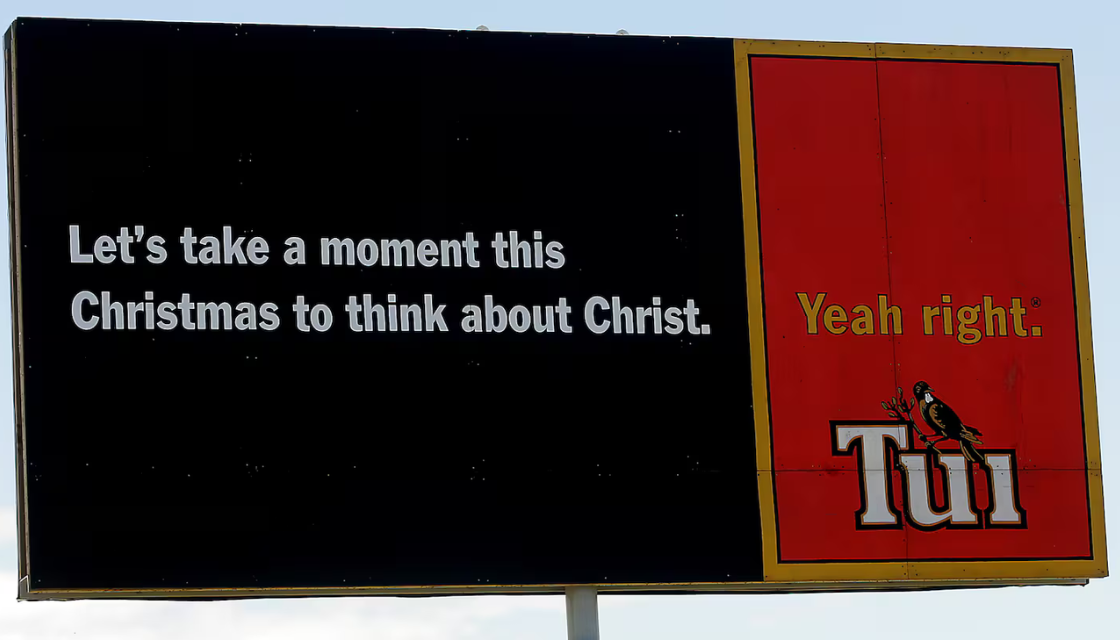 This billboard was 2008's most complained about ad of the year, according to the ASA.