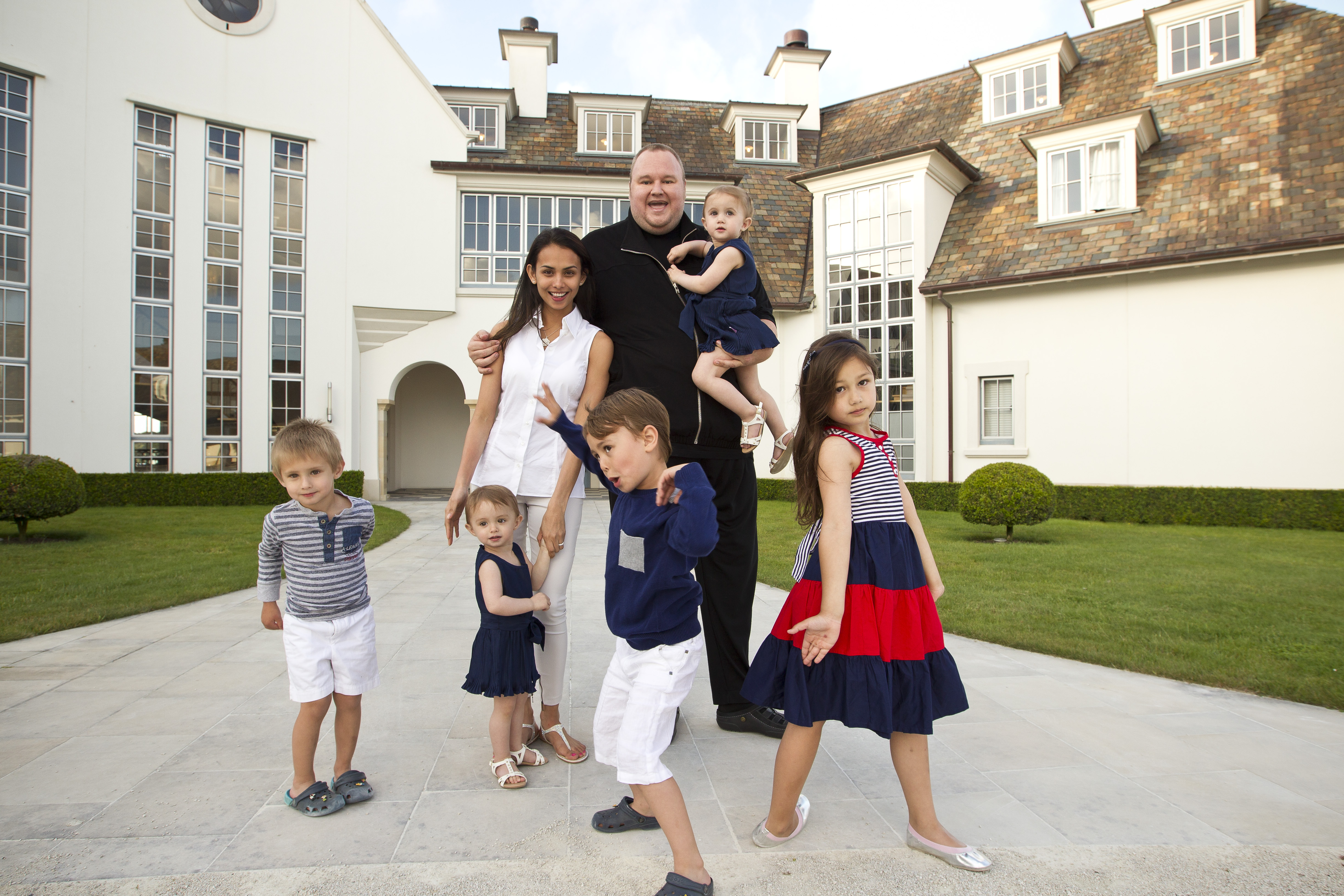 Kim Dotcom's family is the centre of his world. Photo / Michael Craig