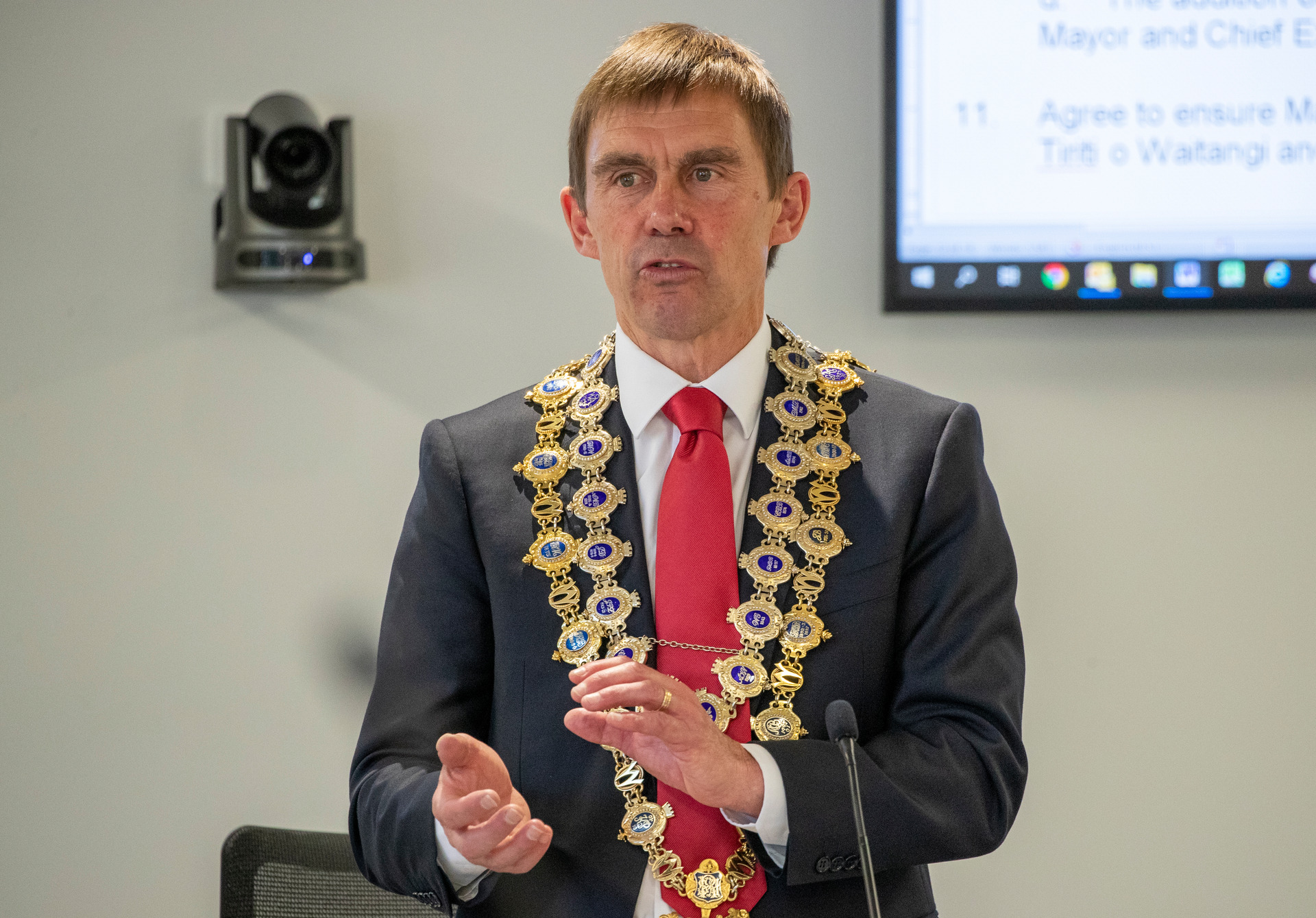 Wellington Mayor Andy Foster. Photo / Mark Mitchell