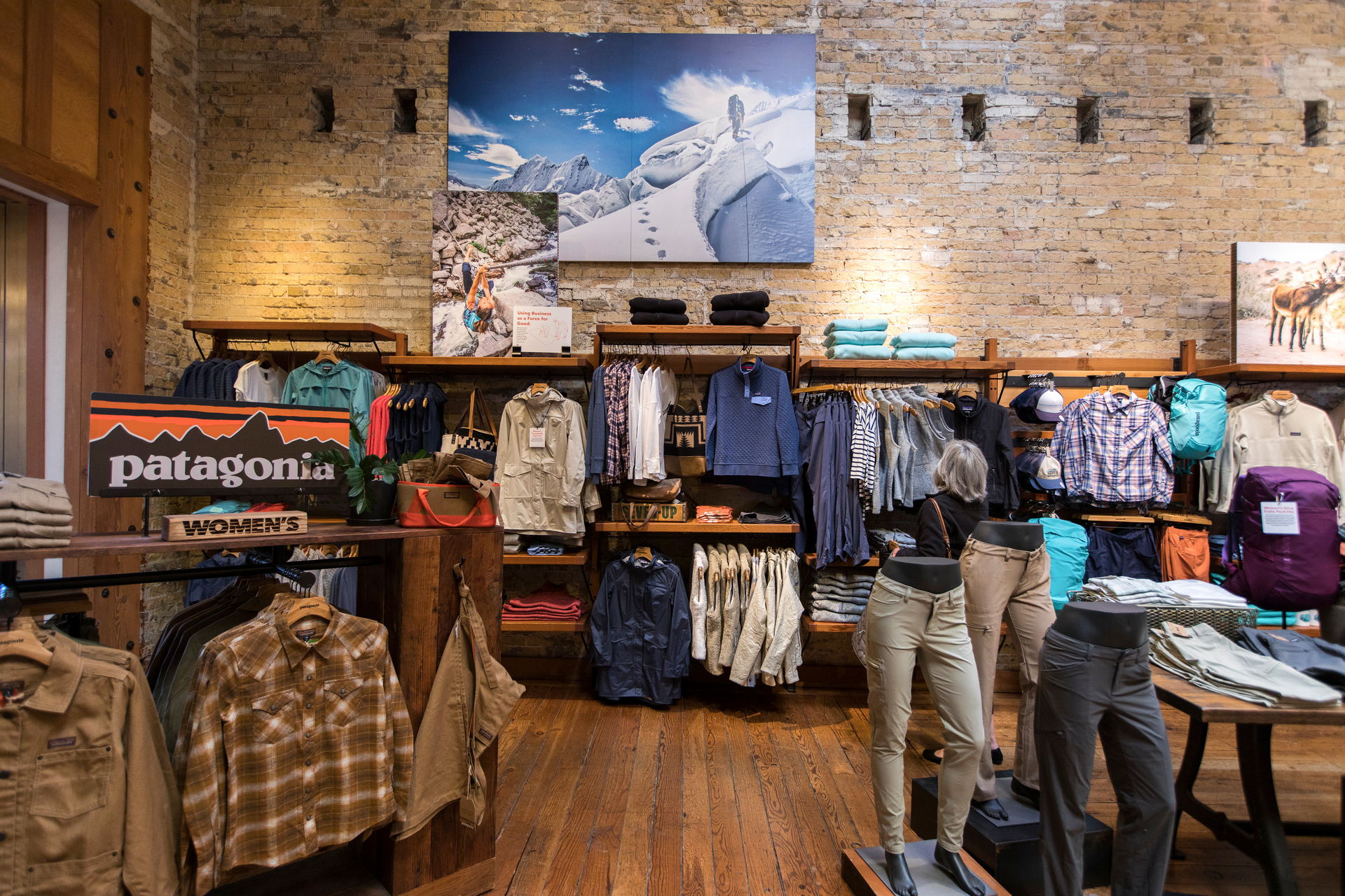 A Patagonia store on the company's campus in Ventura, California. Photo / Laure Joliet, The New York Times