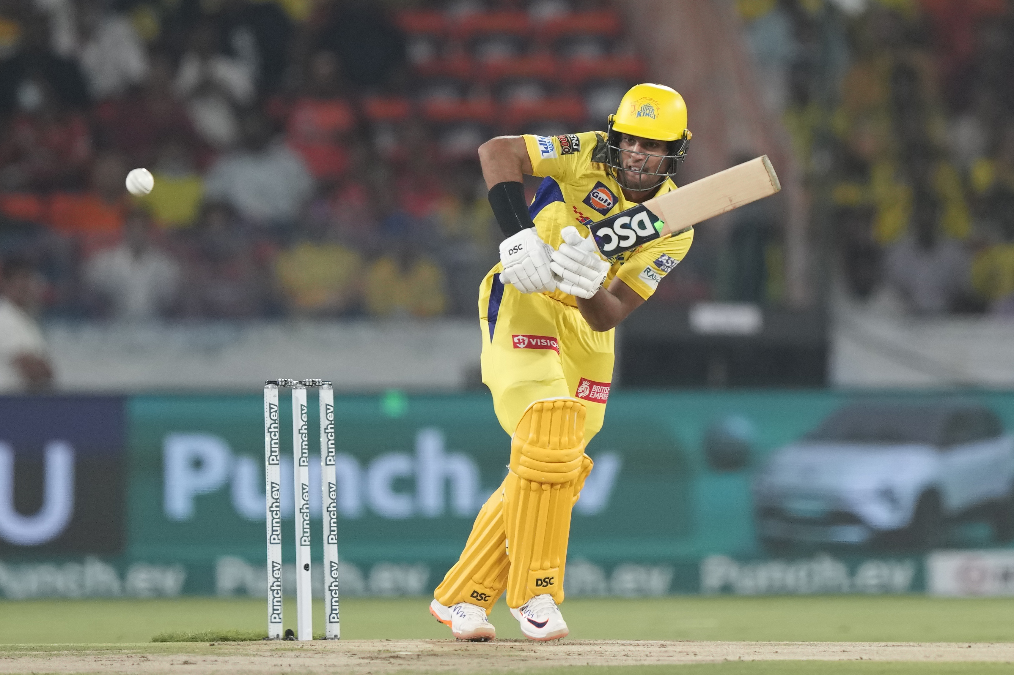 Rachin Ravindra for the Chennai Super Kings. Photo / AP
