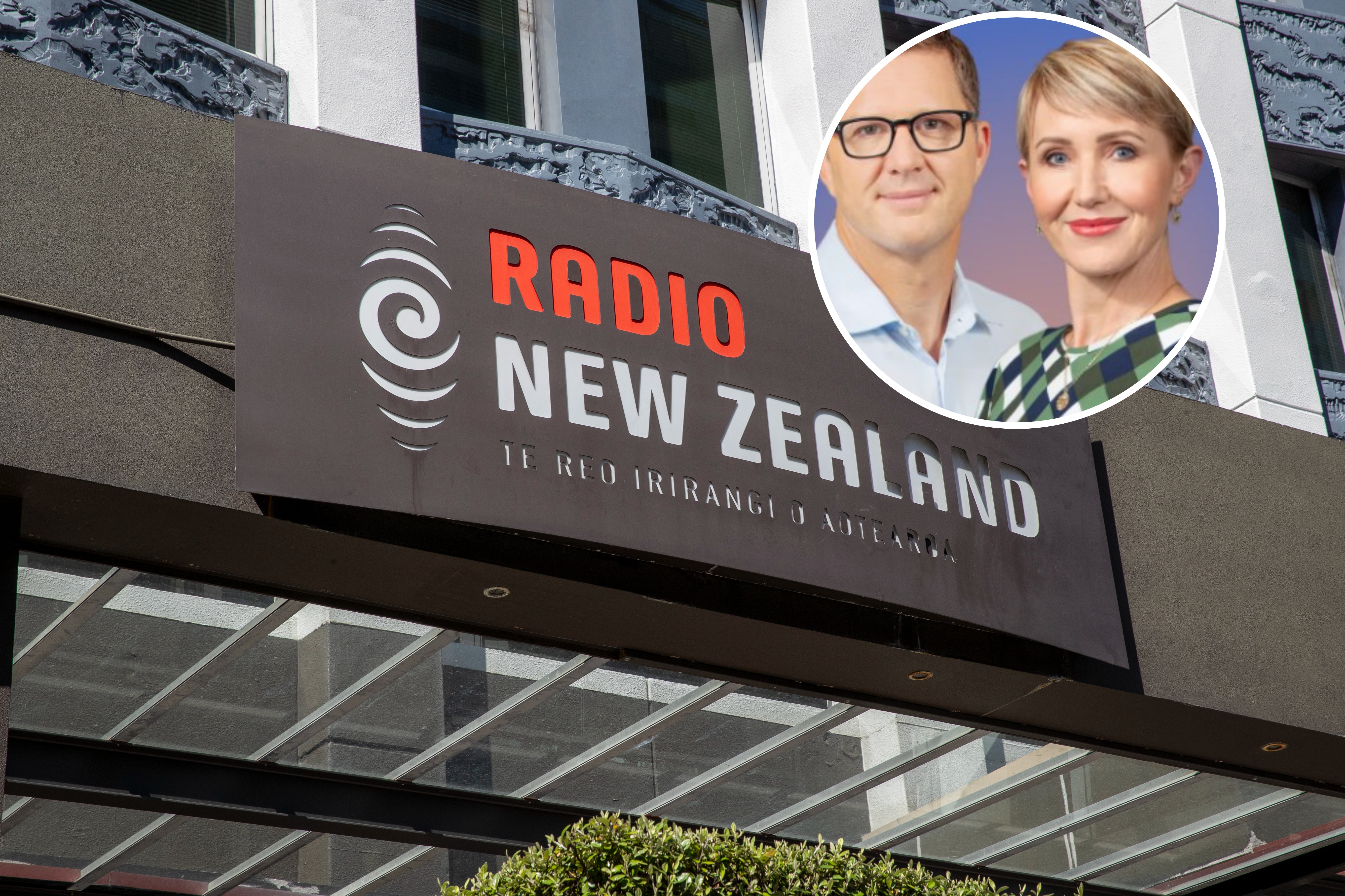 Morning Report hosts Corin Dann and Ingrid Hipkiss. Photos / Mark Mitchell, supplied