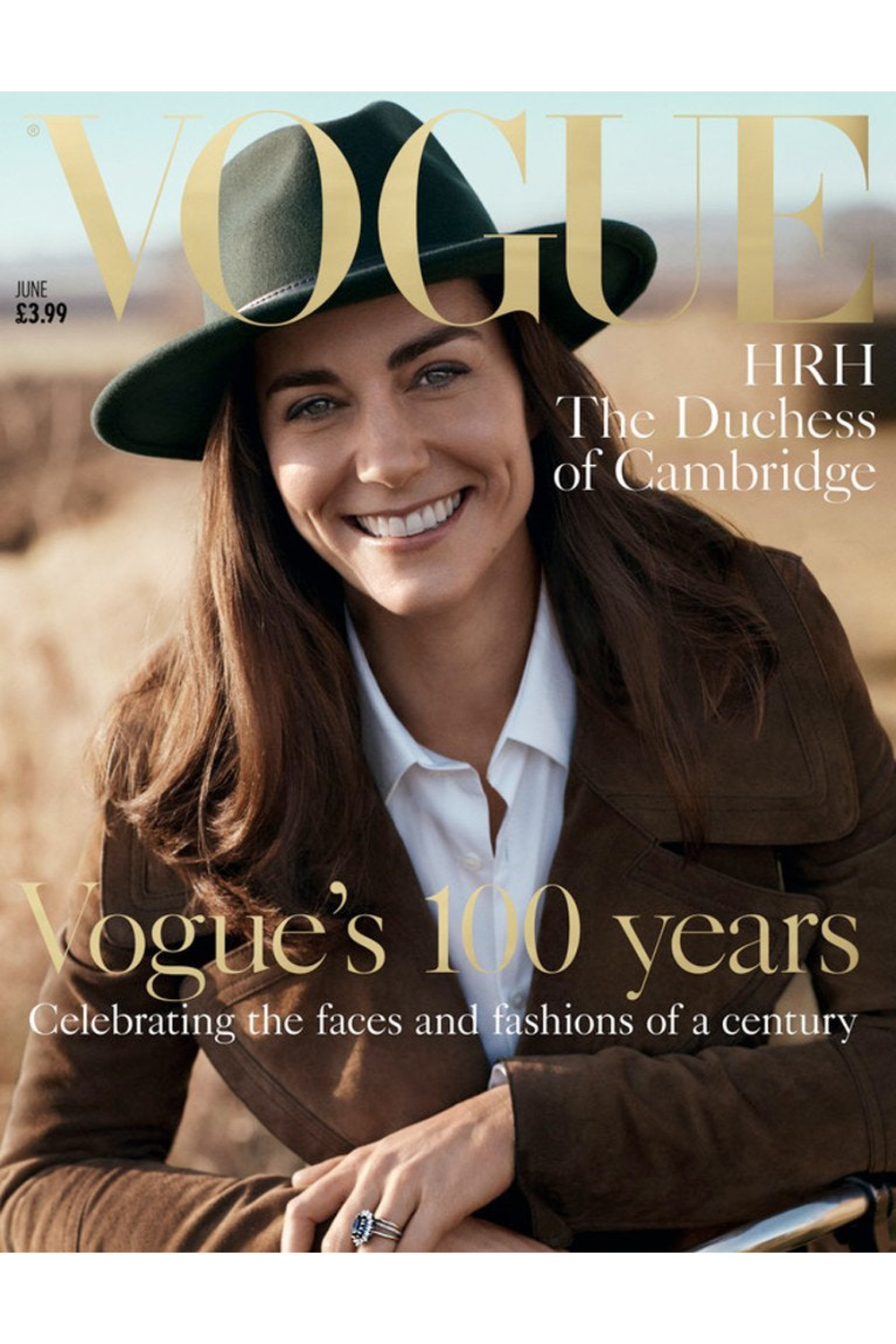 The Duchess of Cambridge covers the centenary issue of British Vogue in 2016. Photo / Supplied.