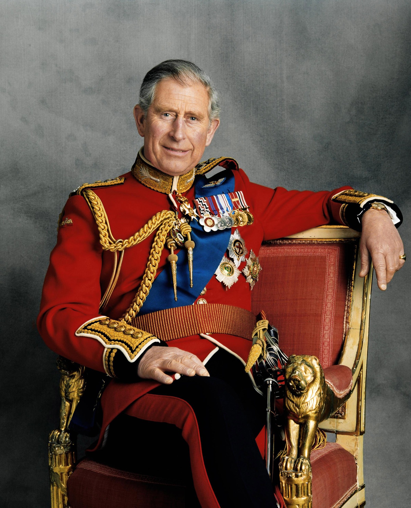 Prince Charles, Prince of Wales poses for an official portrait to mark his 60th birthday. Photo / Getty