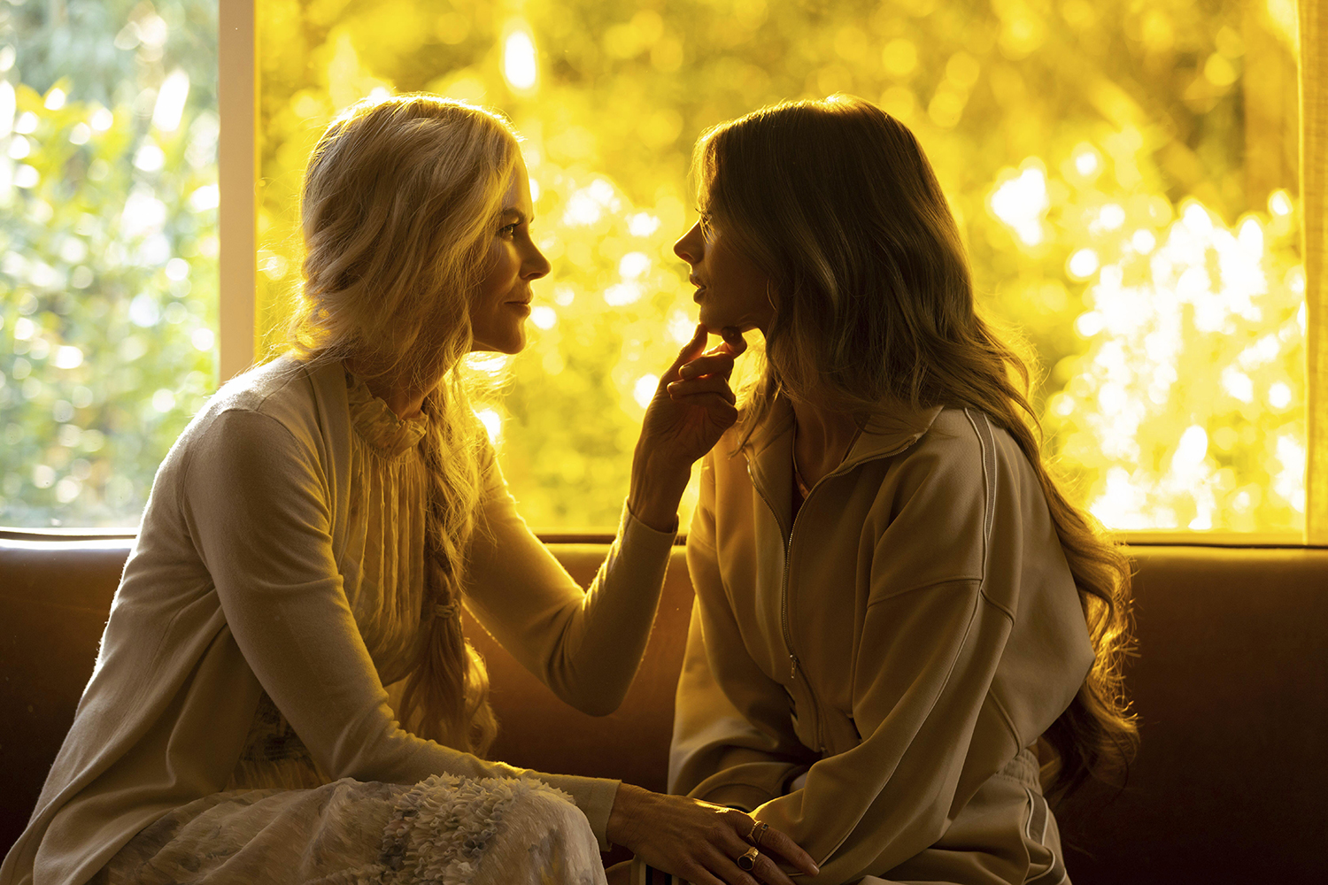 Nicole Kidman and Samara Weaving. Photo / AP
