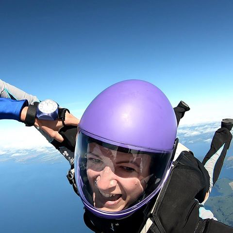 Sarah-Jane Bayram died in a skydiving accident on March 10, 2022 off Muriwai.