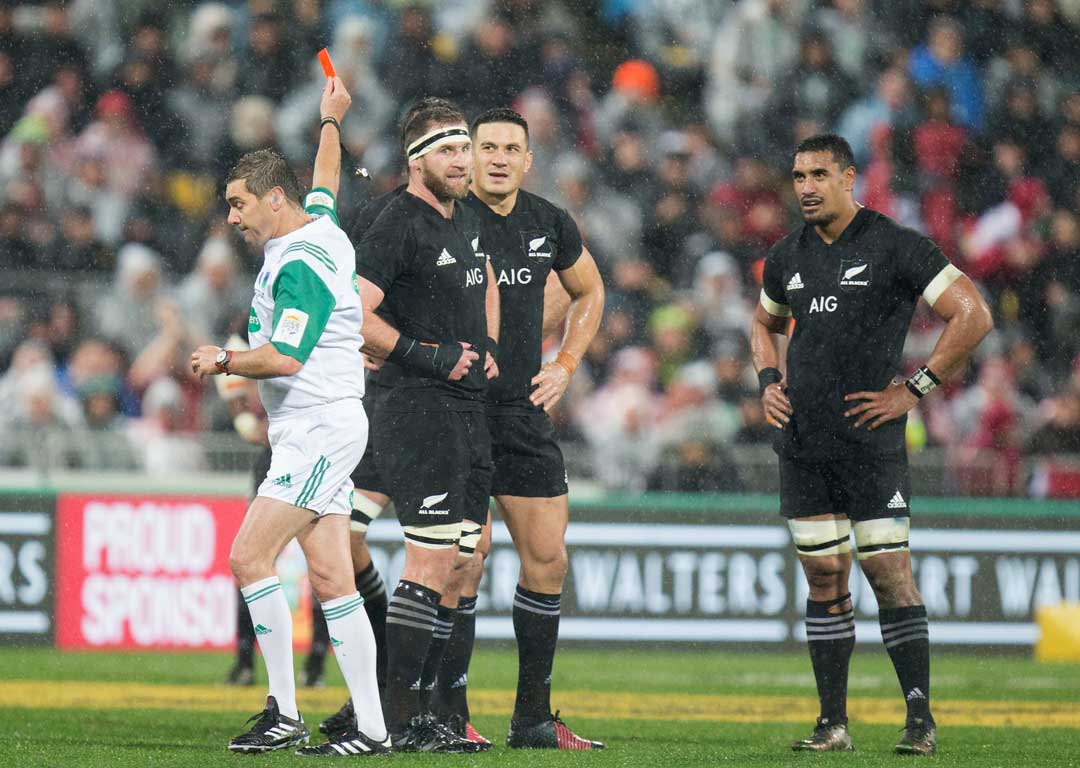 All Blacks V Lions Sonny Bill Williams Sees Red Sent Off In Second Test Nz Herald