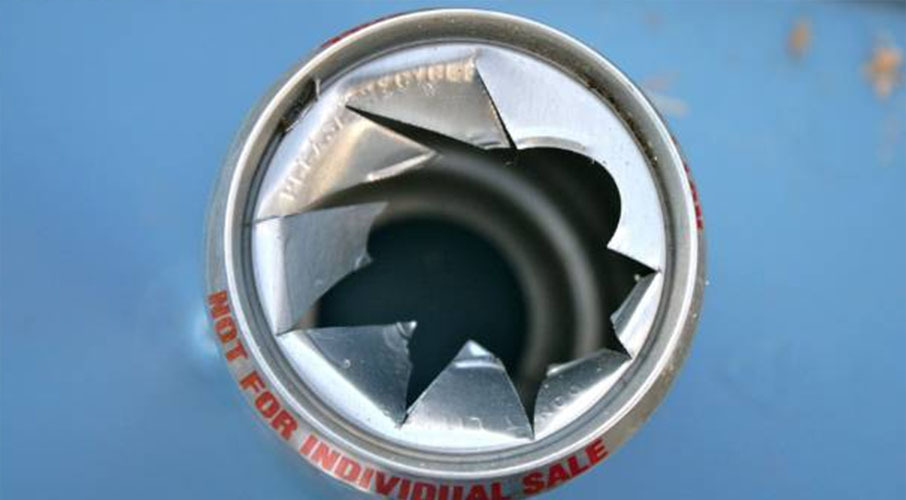 The hack uses 272 aluminium cans to create a heating panel that is fitted to the side of the house. Photo / Frugal Kiwi