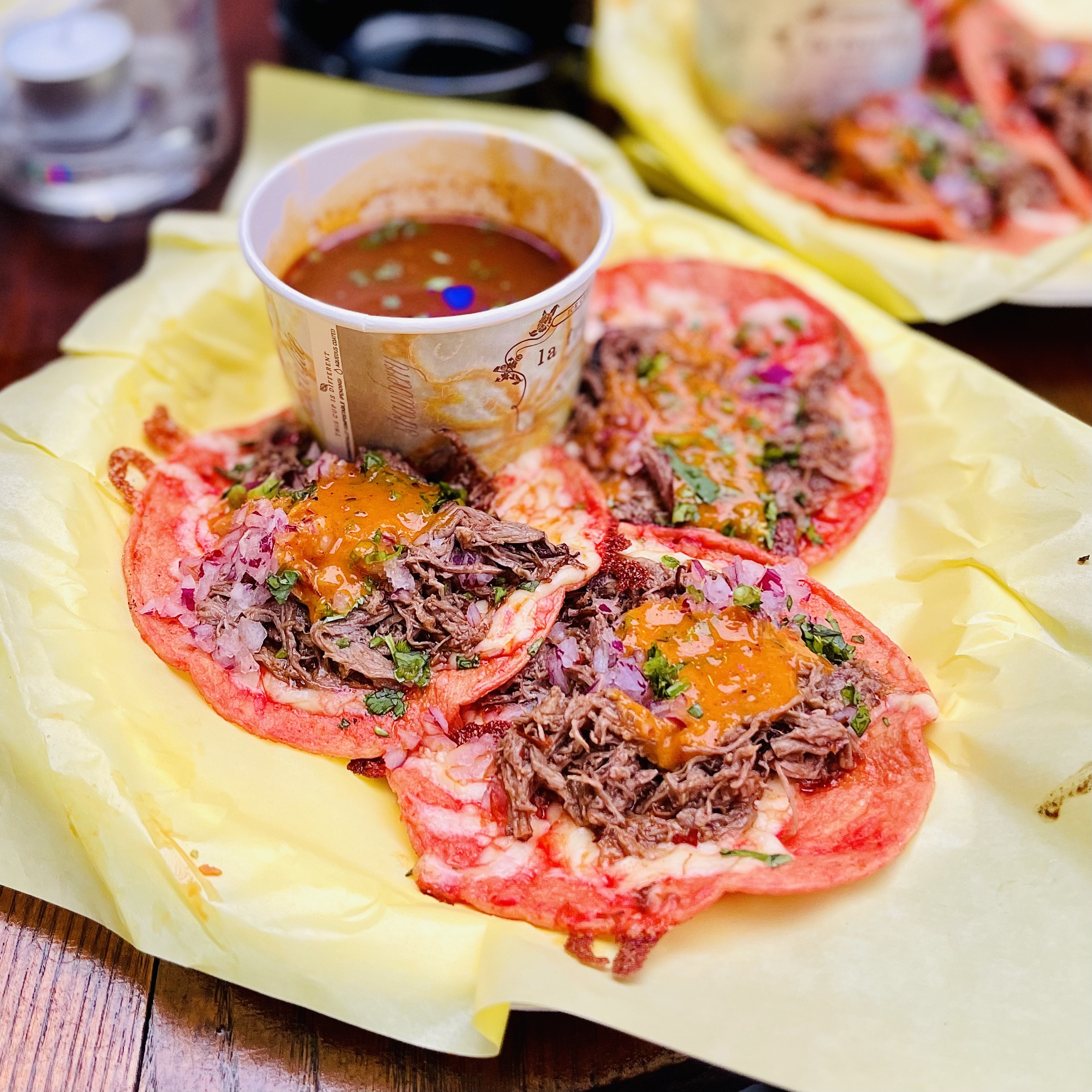 Broke Boy Taco's Sean Yarborough has made a name for himself with his birria ramen. Photo / Jason Nockels