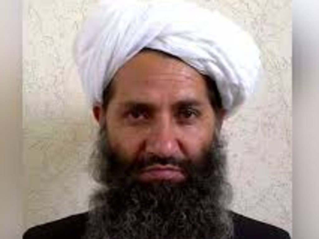 Taliban leader Mawlawi Hibatullah Akhundzada. 