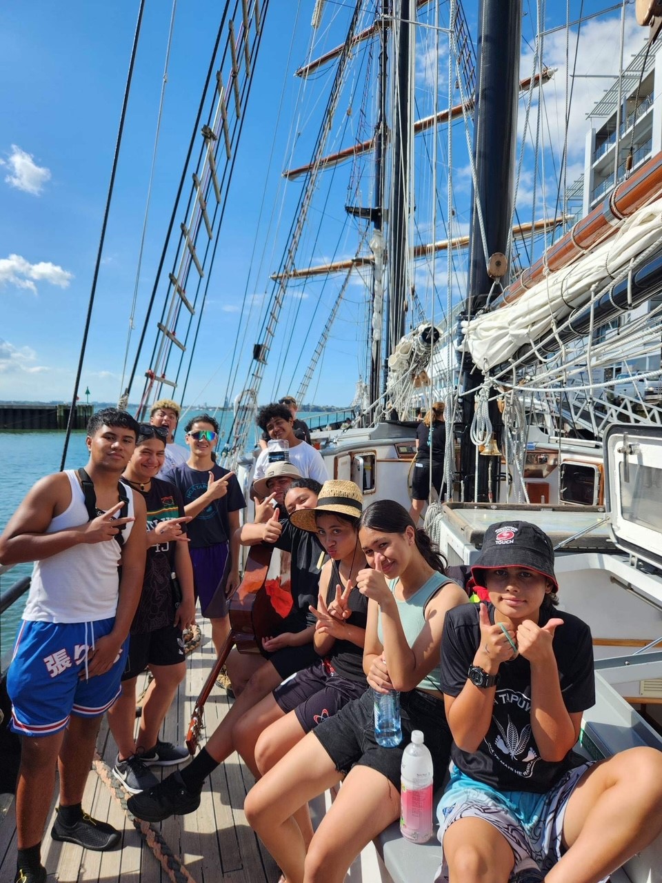 Staff at Te Kura Māori o Ngā Tapuwae spend a lot of time fundraising so students can have experiences like Spirit of Adventure.