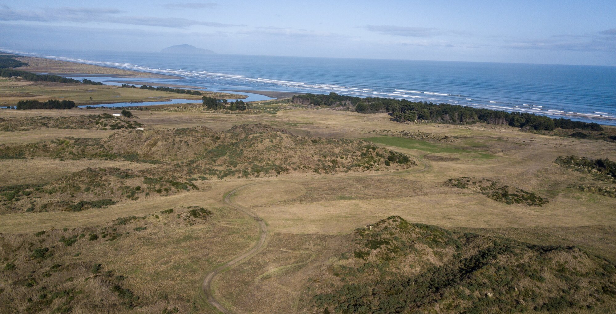 The Douglas Links golf course under construction at Ohau, near Levin, in April. Photo / Mark Mitchell