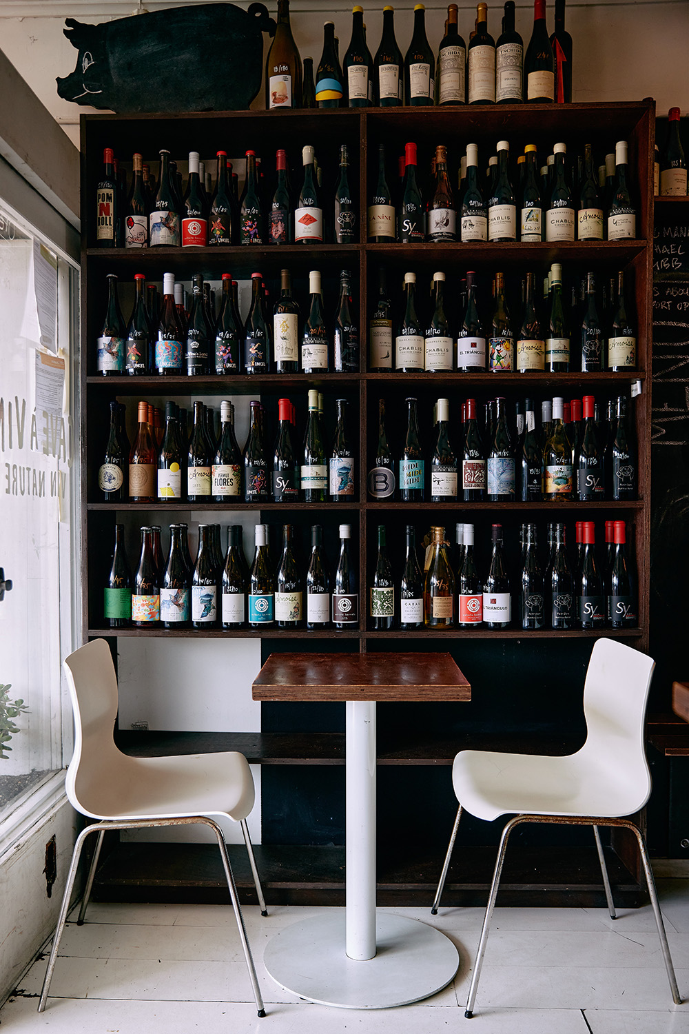 Cave a Vin's wine offering fulfills the promise of the restaurant name — the wine cellar. Photo / Babiche Martens
