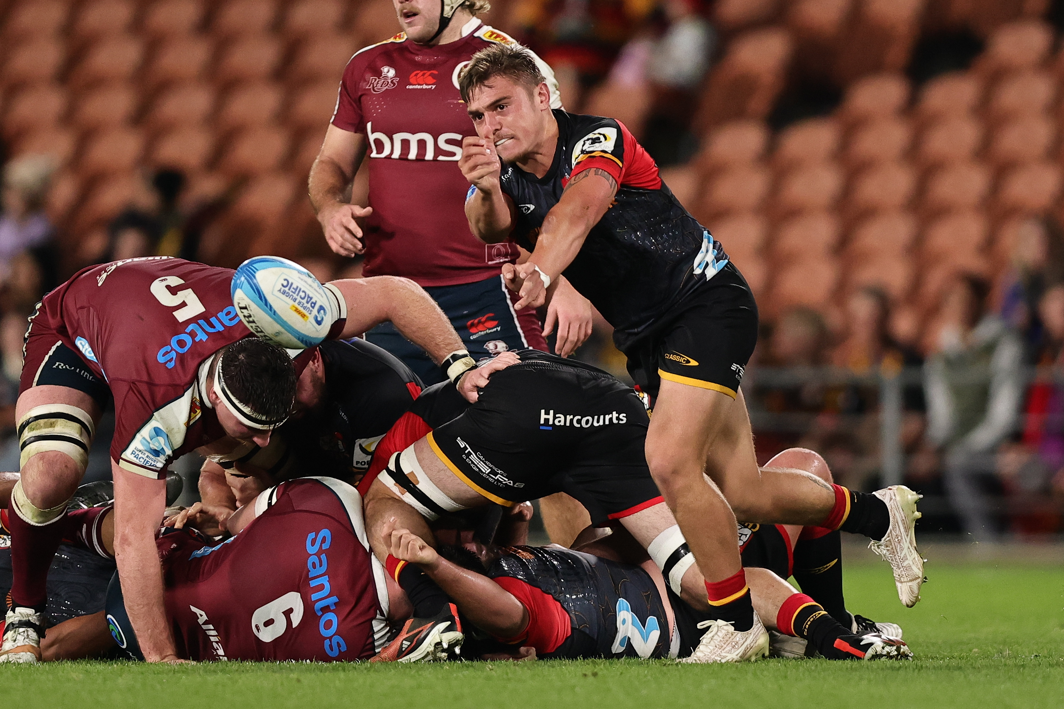 Cortez Ratima will start at halfback for the Chiefs in their semifinal against the Hurricanes. Photo / Photosport