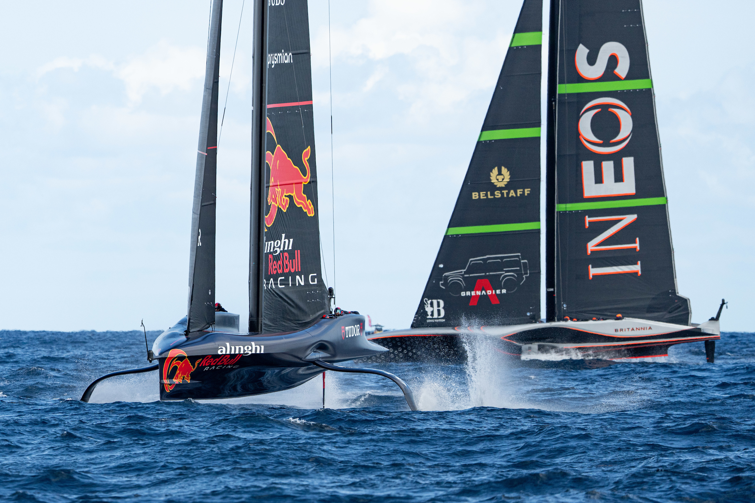 Ineos Britannia won their semifinal series against Alinghi Red Bull Racing 5-2. Photo / Ian Roman, America's Cup