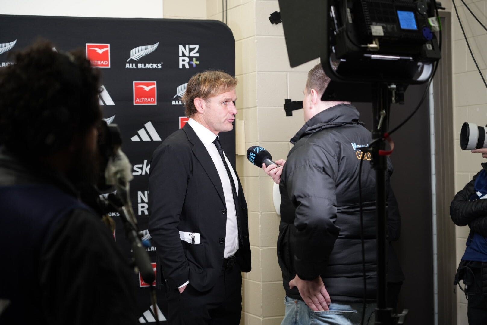 All Blacks captain Scott Robertson is seeking speed and accuracy from his side. Photo / Alyse Wright