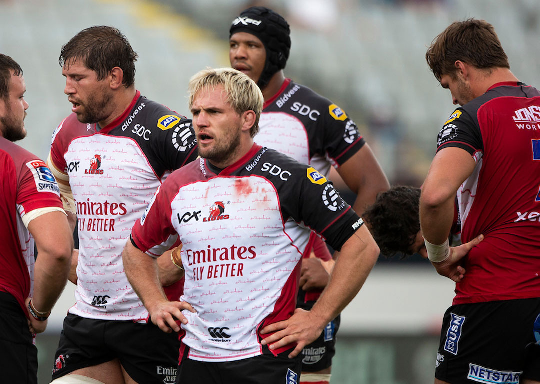 The Lions played the Blues at Eden Park in March, in what may be the last game between the two nations in Super Rugby. Photosport
