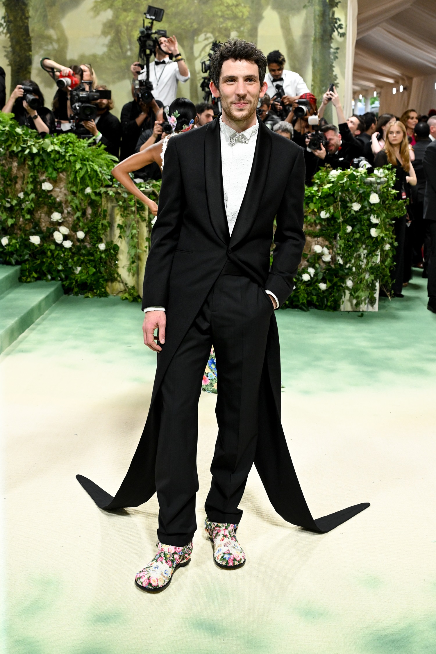 Josh O'Connor attends the 2024 Met Gala at the Metropolitan Museum of Art. Photo / Getty Images