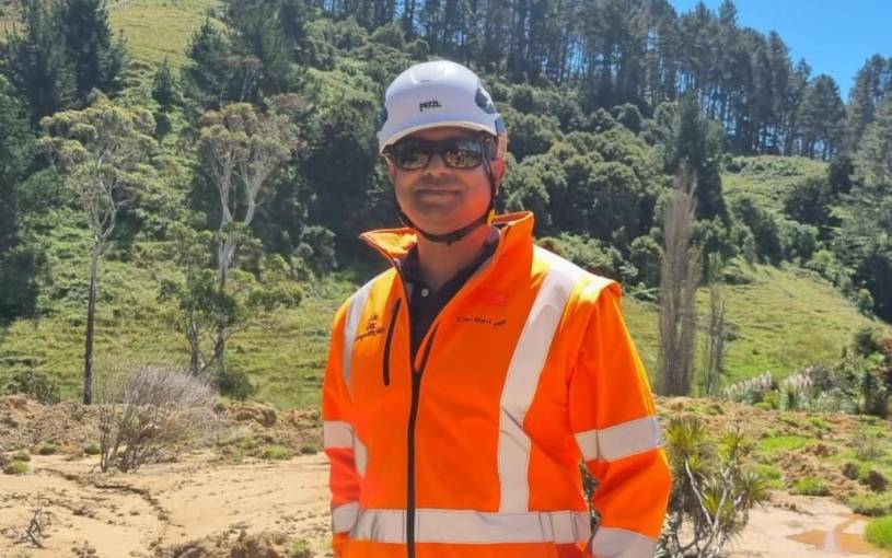 KiwiRail chief infrastructure officer Siva Sivapakkiam. Photo / RNZ, Rayssa Almeida