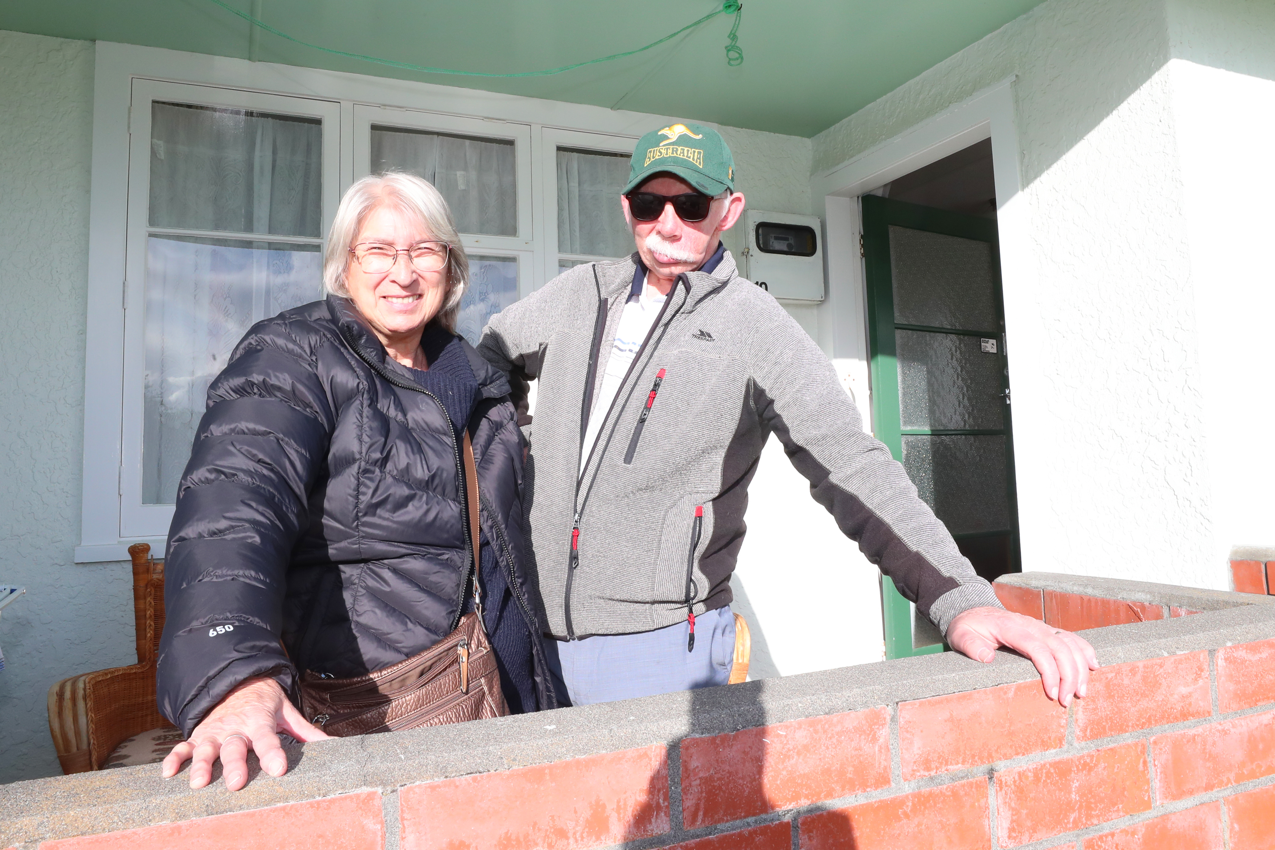 Vivienne and David Pearson have been living in Walter Nash Pl for the past three years. Photo / Bevan Conley
