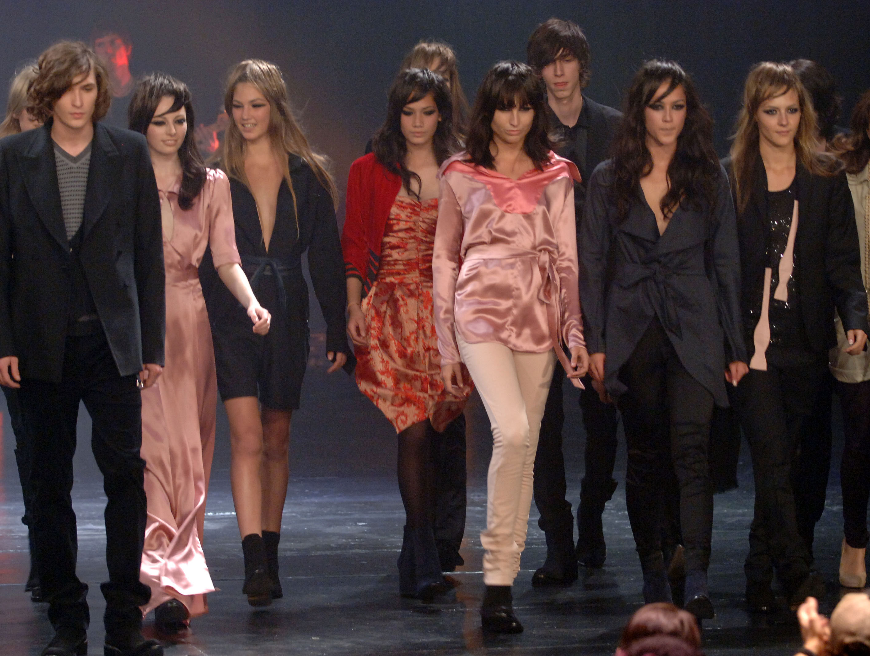 Models at Zambesi's show at the St. James Theatre in 2005. Picture / Ross Setford