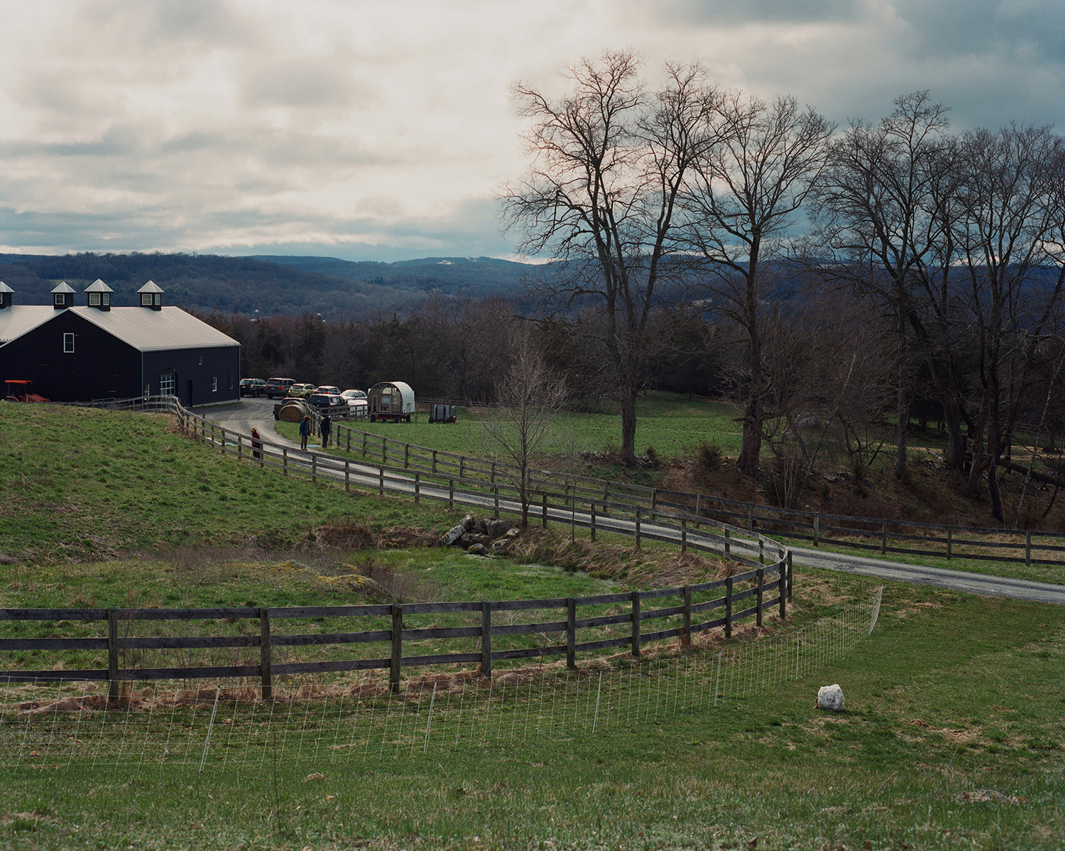 The 40-acre Sky High Farm spread in the Hudson Valley, in Pine Plains, New York. Photo / Alex Hodor-Lee, The New York Times