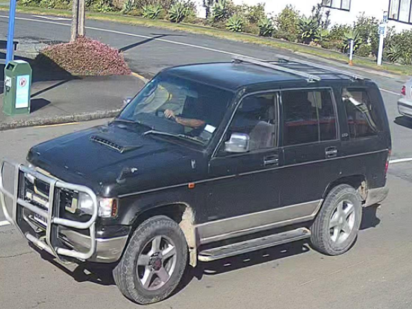 Northland police investigating the death of Horeke man Daniel Hepehi are seeking information on this green and gold 4WD. Photo / NZ Police