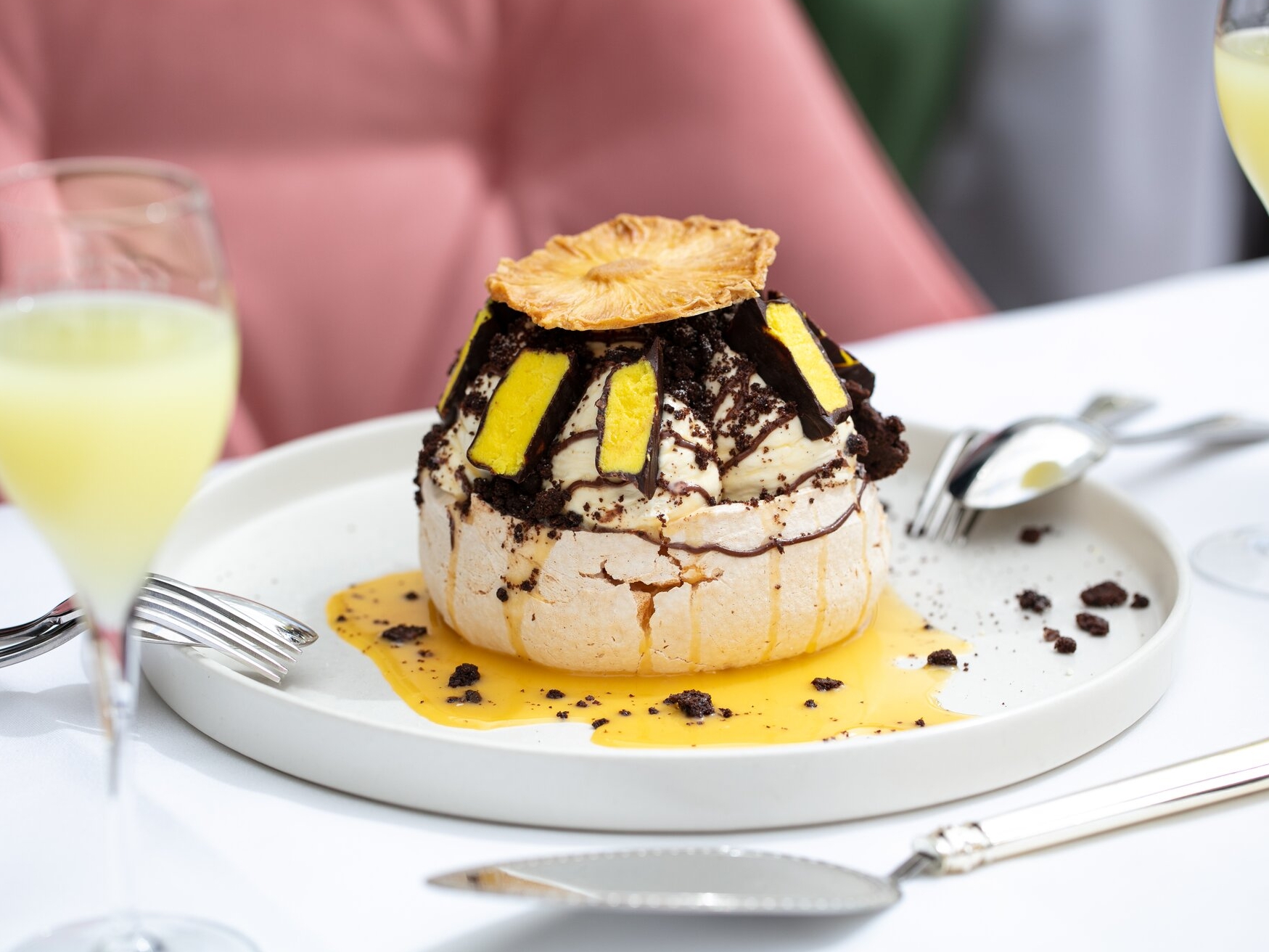 A pineapple pavlova from Cibo. Photo / Babiche Martens