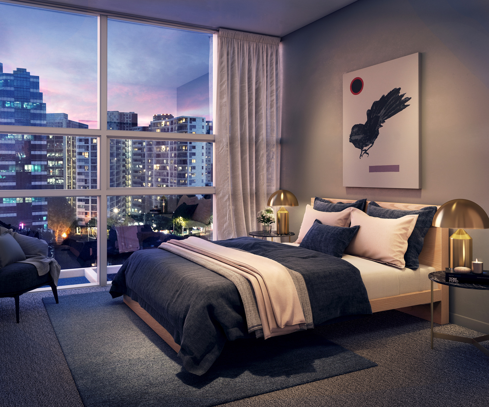 Apartments range in size from 56sqm for a one-bedroom apartment through to 600sqm for the penthouse, excluding decks. Photo / supplied