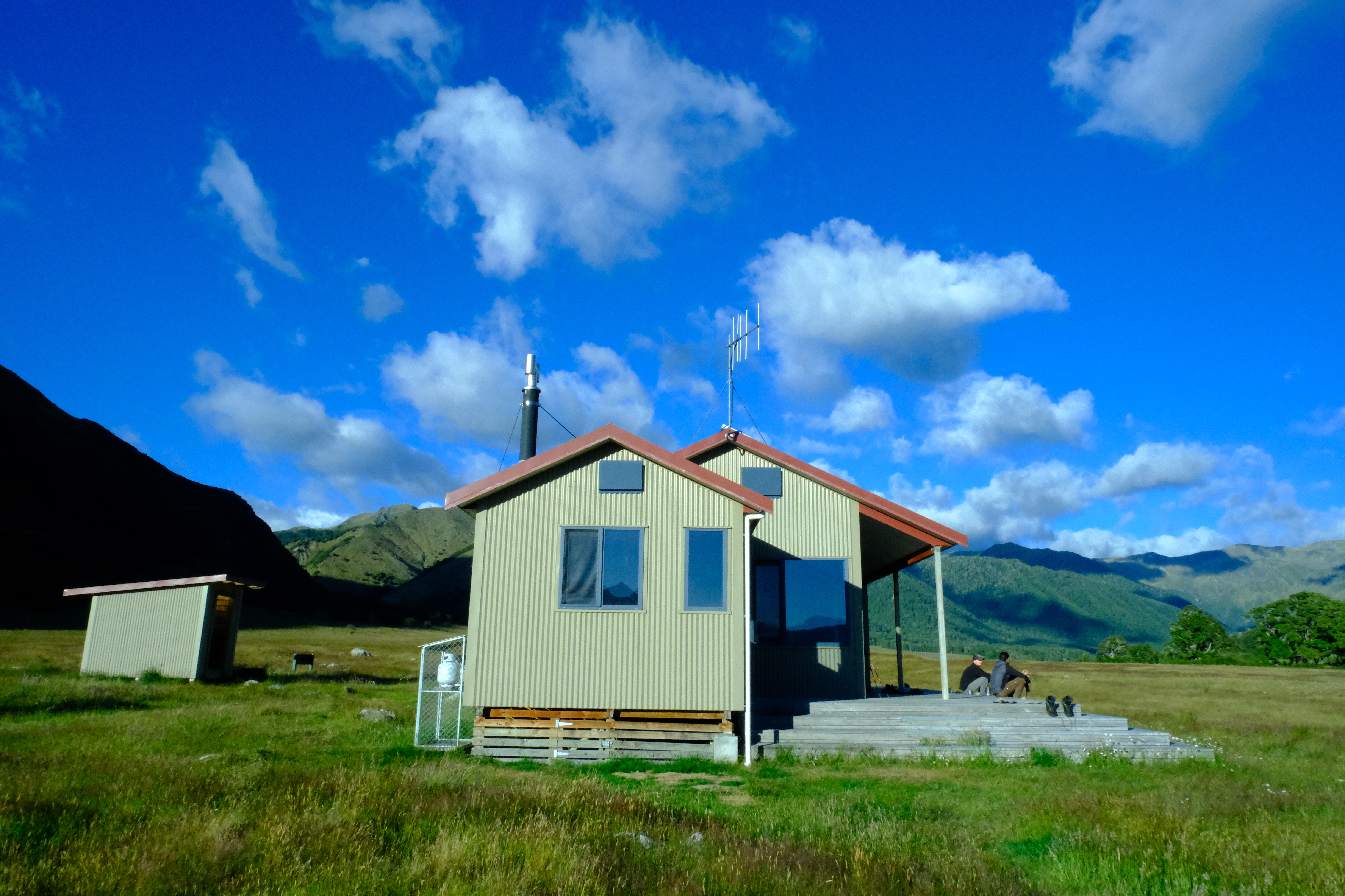 A cozy stopover hut along the St James Walkway. Photo / Tsewang Nuru Sherpa