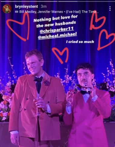 Congratulatory posts from Parker and McCabe's special day have been shared to social media. Photo / Instagram