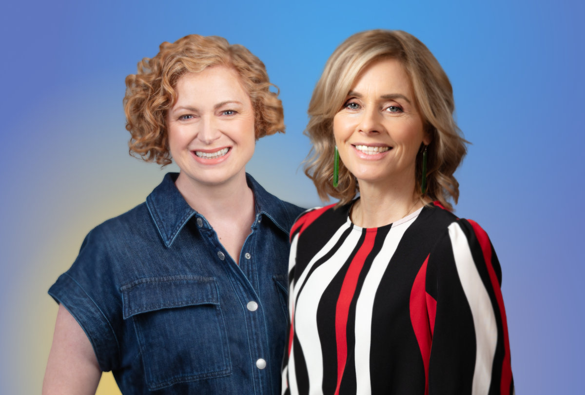 RNZ Saturday Morning hosts Susie Ferguson and Mihingarangi Forbes. Photo / RNZ