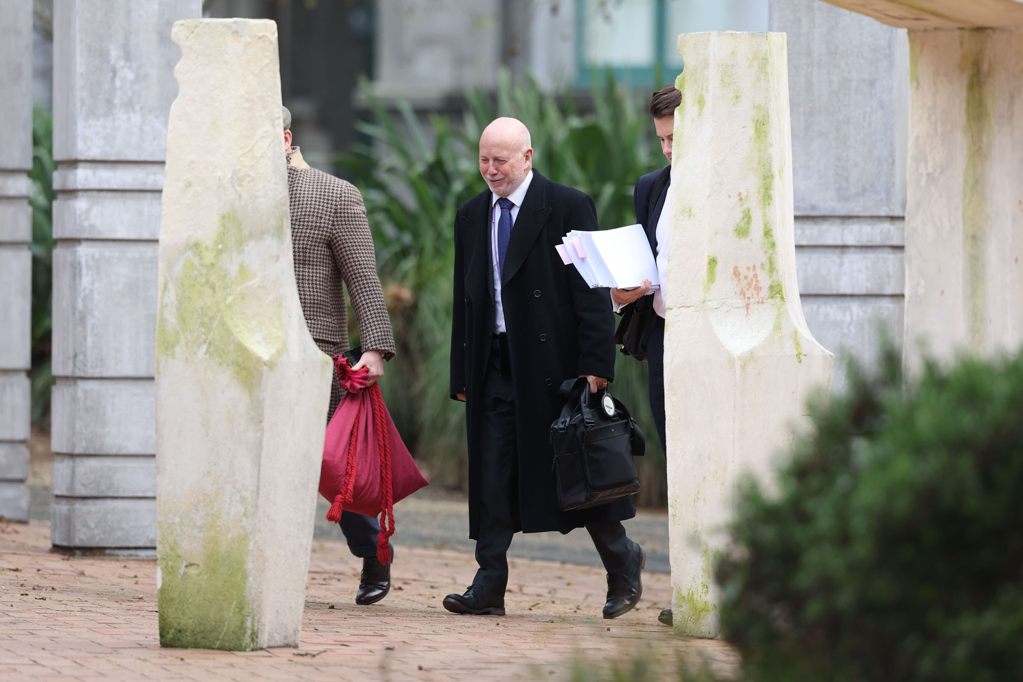 Eye surgeon Philip Polkinghorne arrives at the High Court at Auckland as week four of his murder trial begins. Photo / Jason Oxenham
