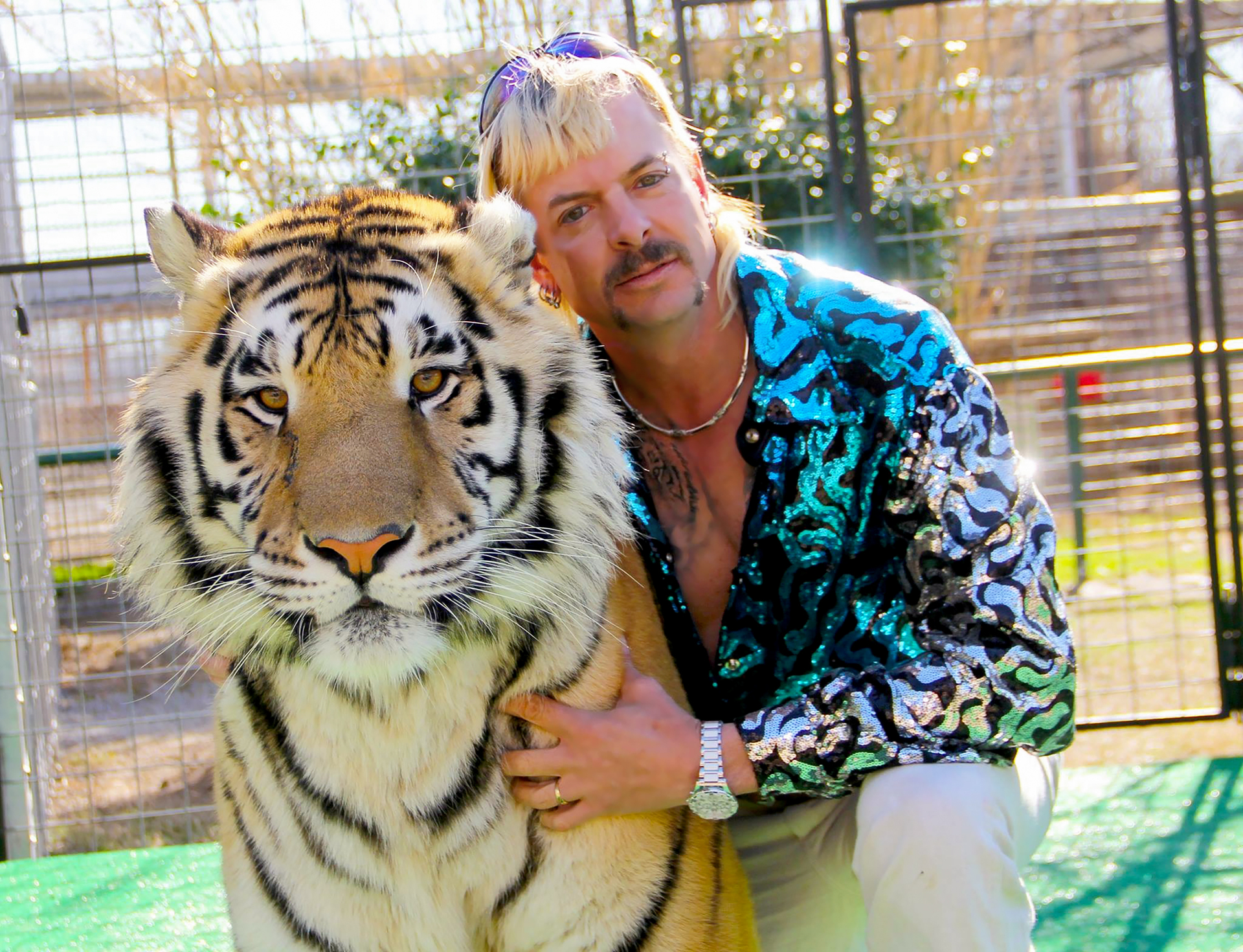 The Tiger King star has found love behind bars. Photo / Netflix
