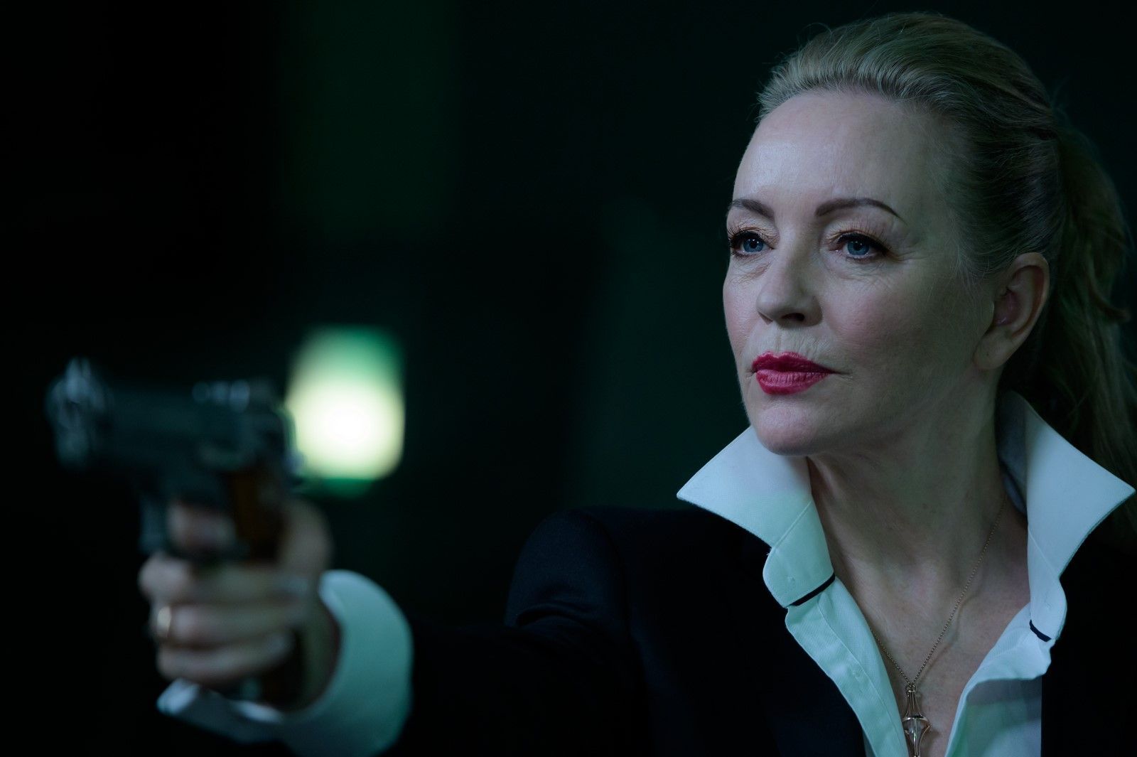 Rebecca Gibney in Lowdown Dirty Criminals, in cinemas from August 20. Photo: Supplied
